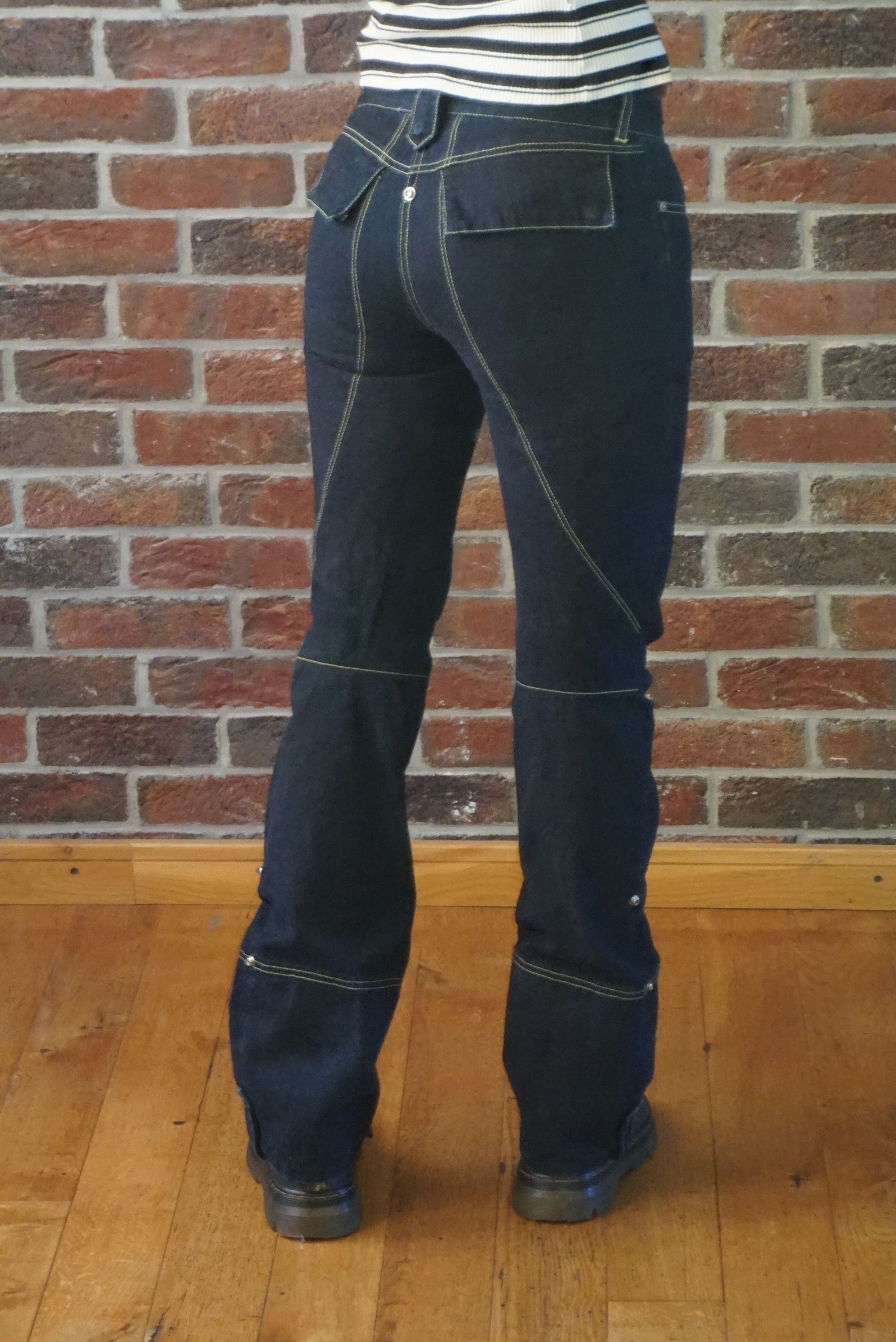 Vintage Jimmy Taverniti 20's 2002 Y2K vintage 3D jeans 27/33 XS S | Grailed