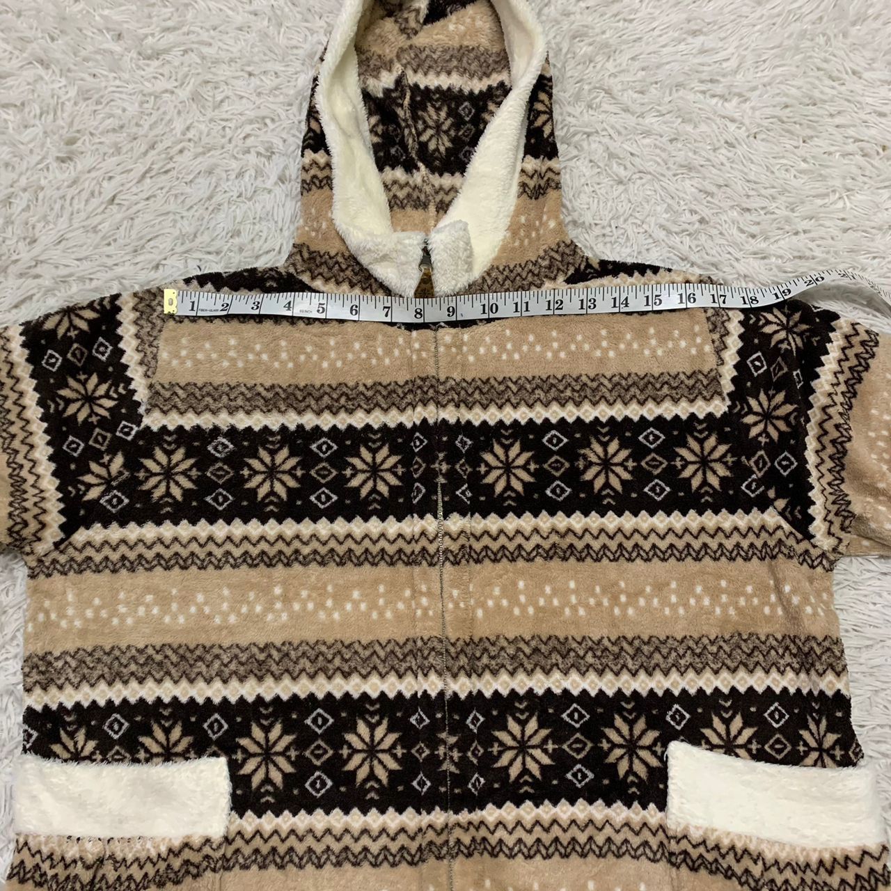 Japanese Brand Coeur sucre fleece navajo design jacket Size US L / EU 52-54 / 3 - 7 Thumbnail