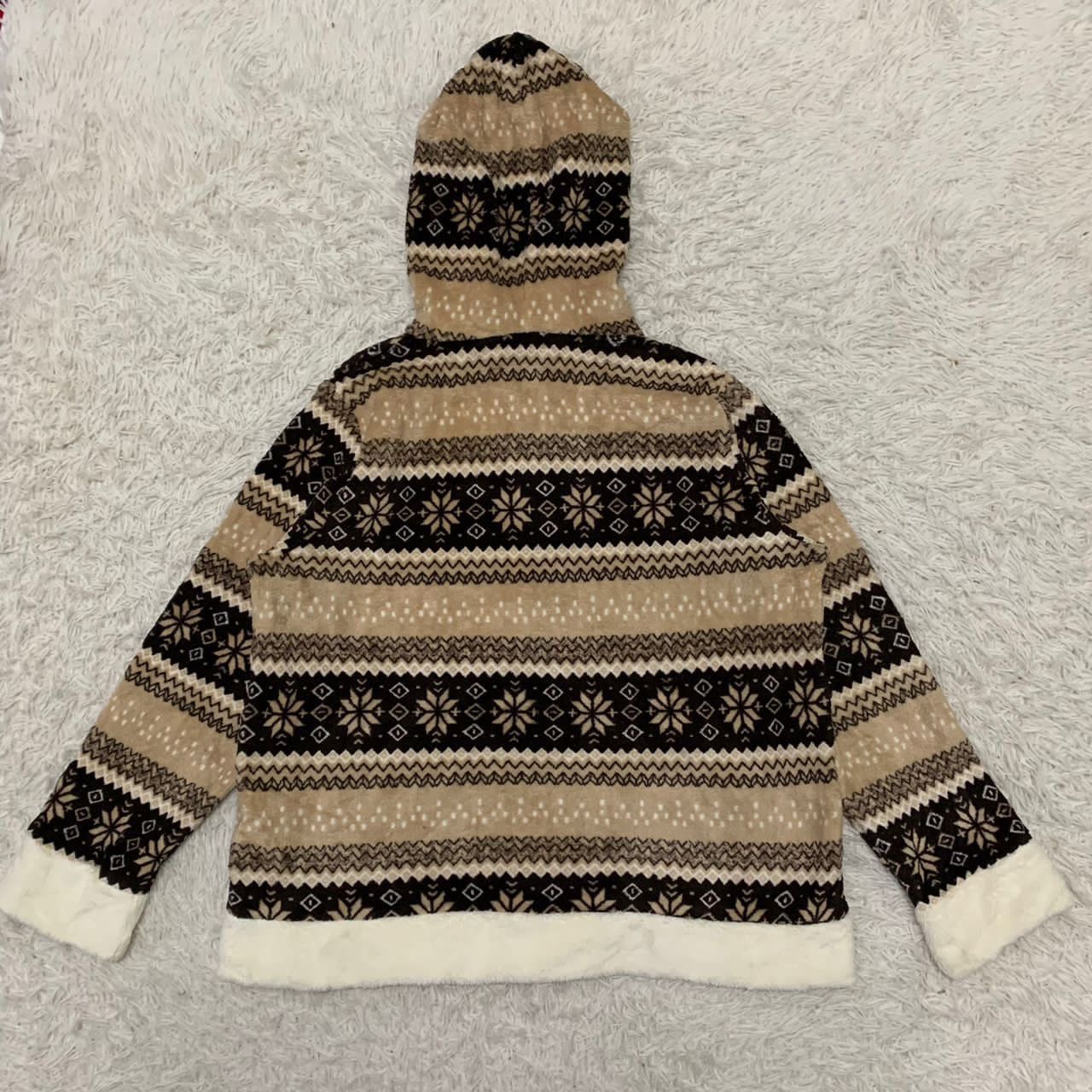 Japanese Brand Coeur sucre fleece navajo design jacket Size US L / EU 52-54 / 3 - 2 Thumbnail