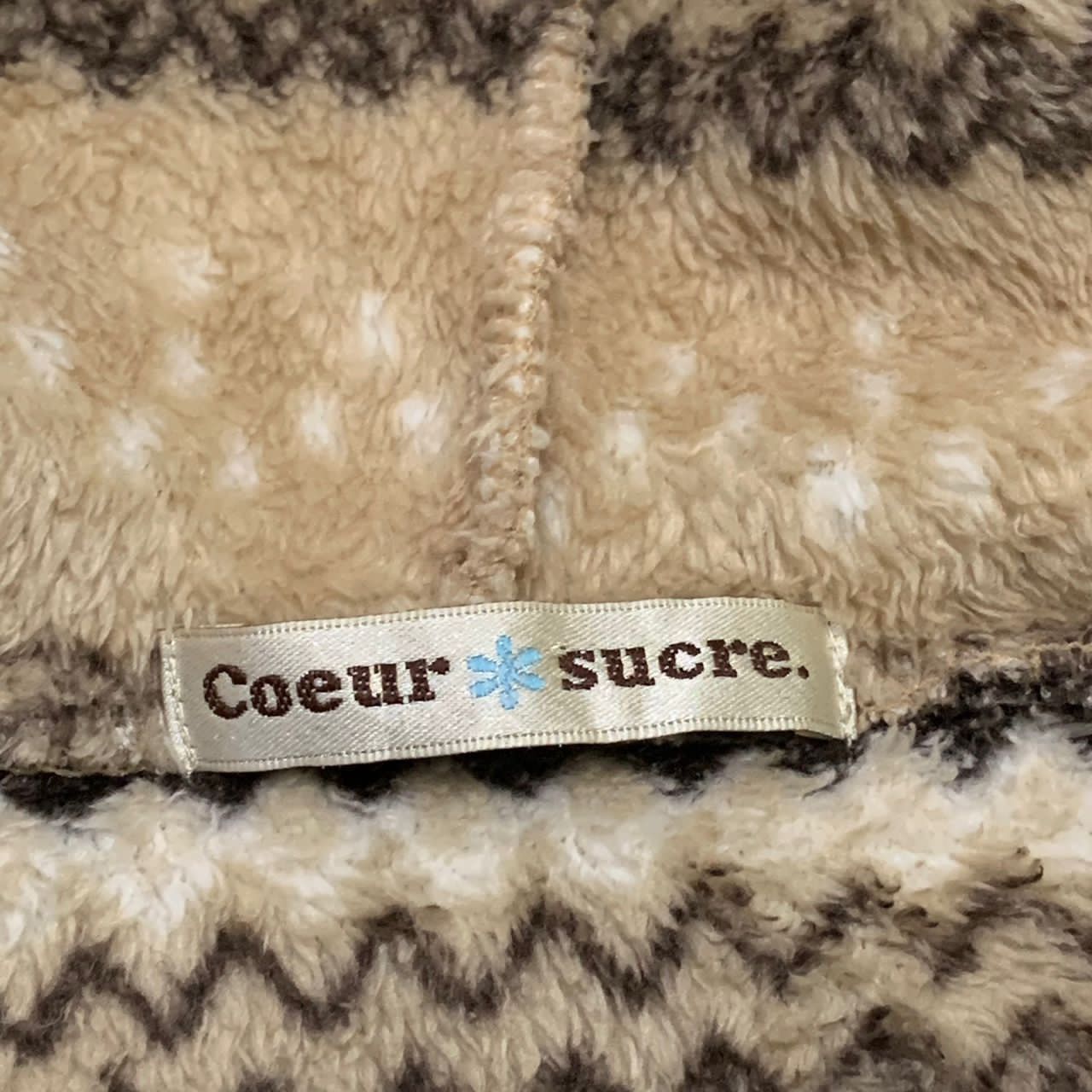 Japanese Brand Coeur sucre fleece navajo design jacket Size US L / EU 52-54 / 3 - 9 Thumbnail