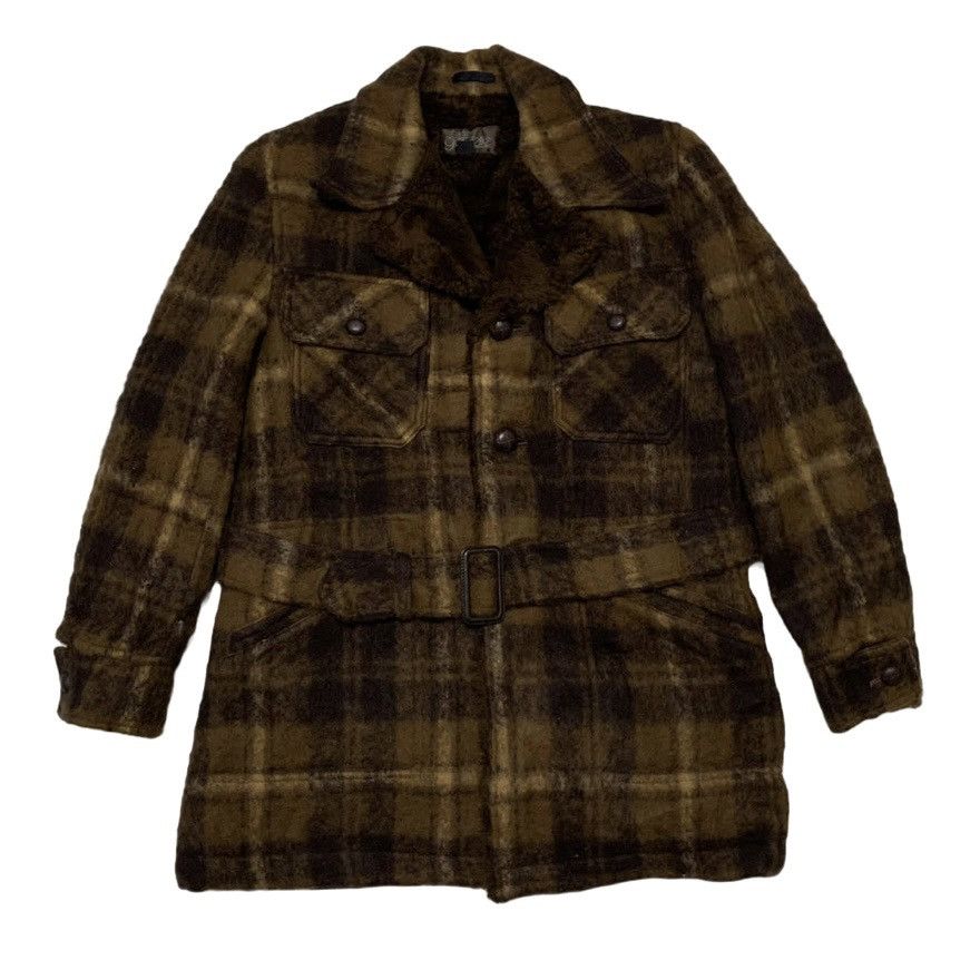 image of Free Style Tomson Gazelle Sherpa Mohair Style Jacket Belted, Men's (Size Medium)
