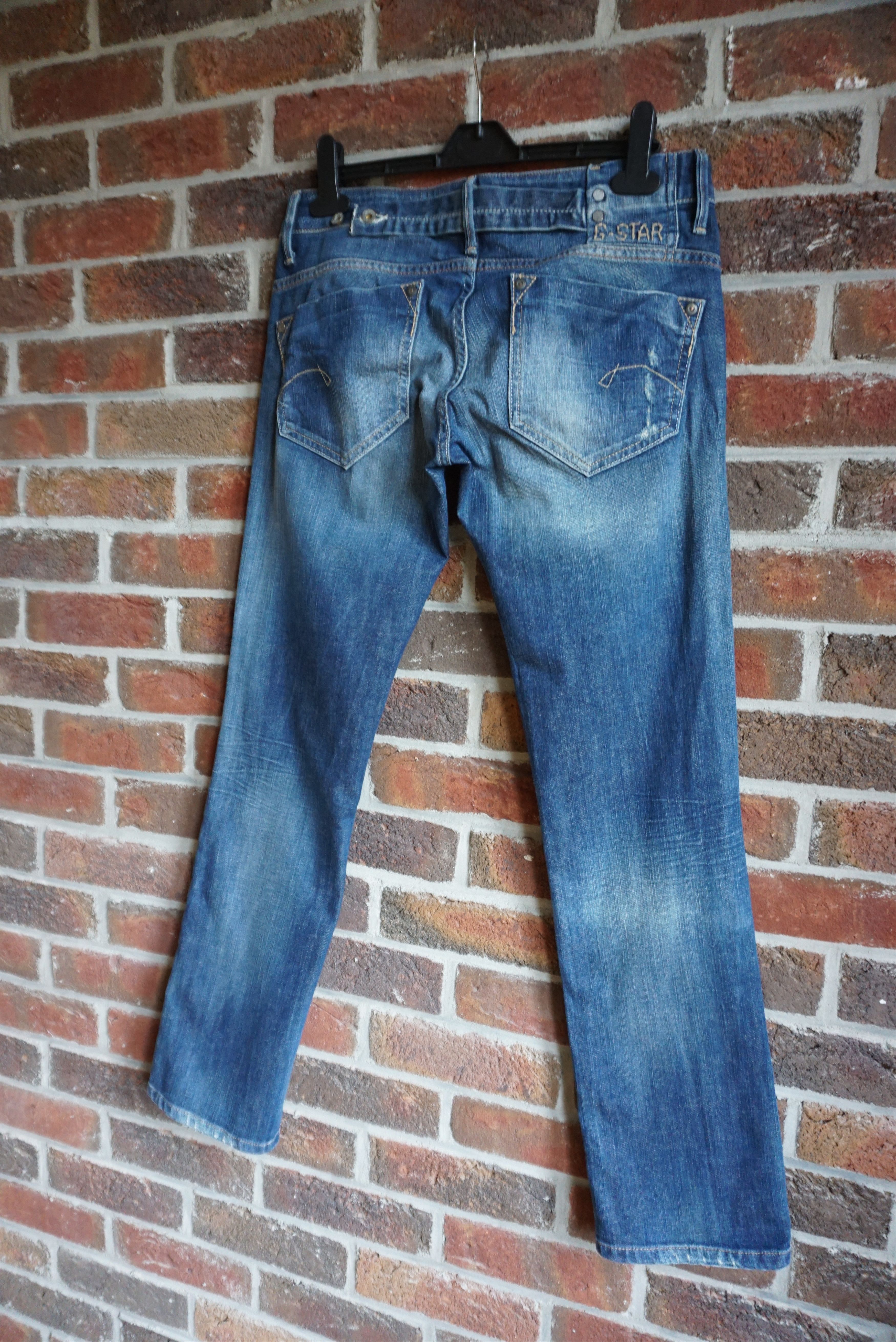 G-Star G-Star Raw jeans 30/32 Midge Straight WMN distressed denim Size 30" / US 8 / IT 44 - 5 Thumbnail