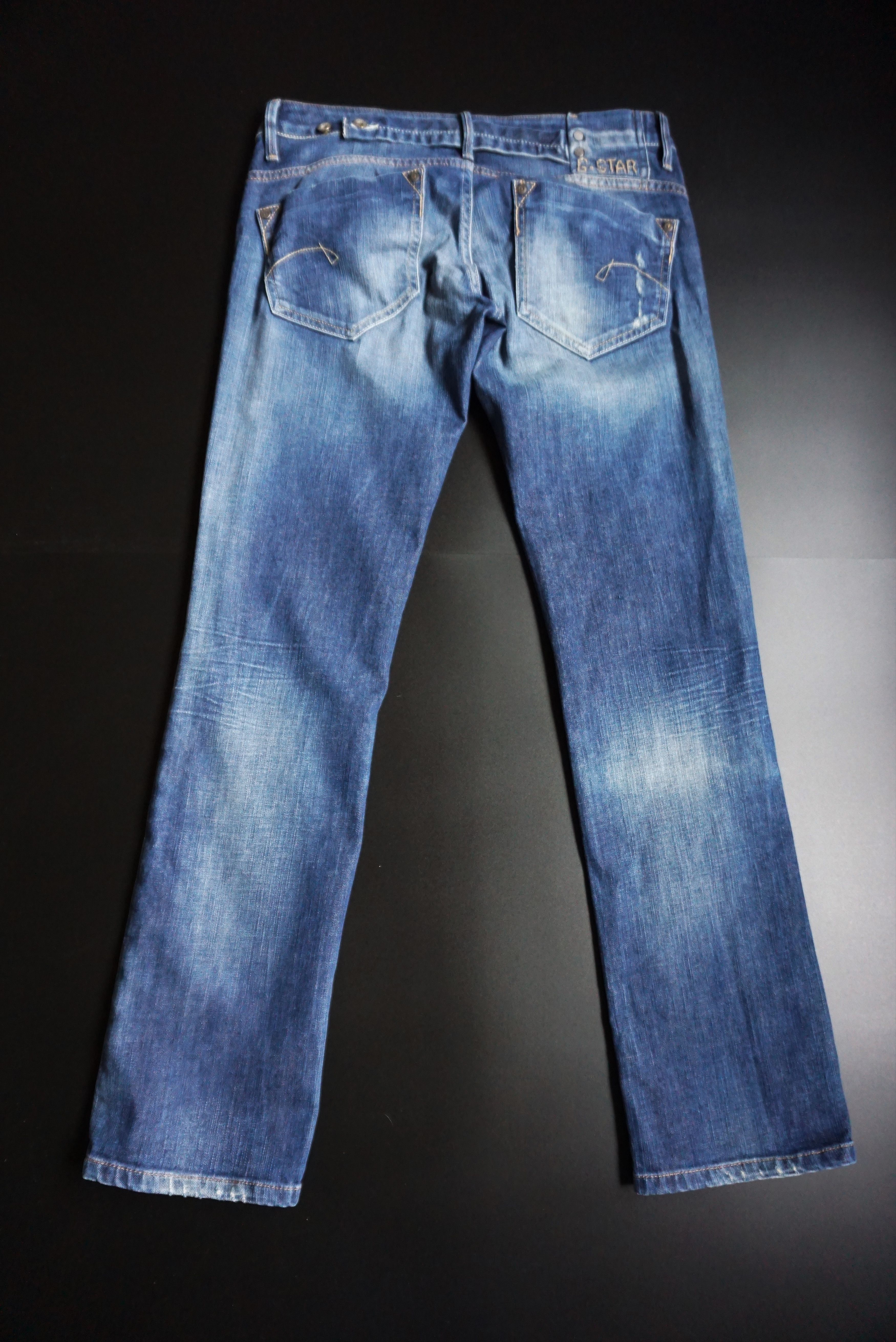 G-Star G-Star Raw jeans 30/32 Midge Straight WMN distressed denim Size 30" / US 8 / IT 44 - 16 Thumbnail