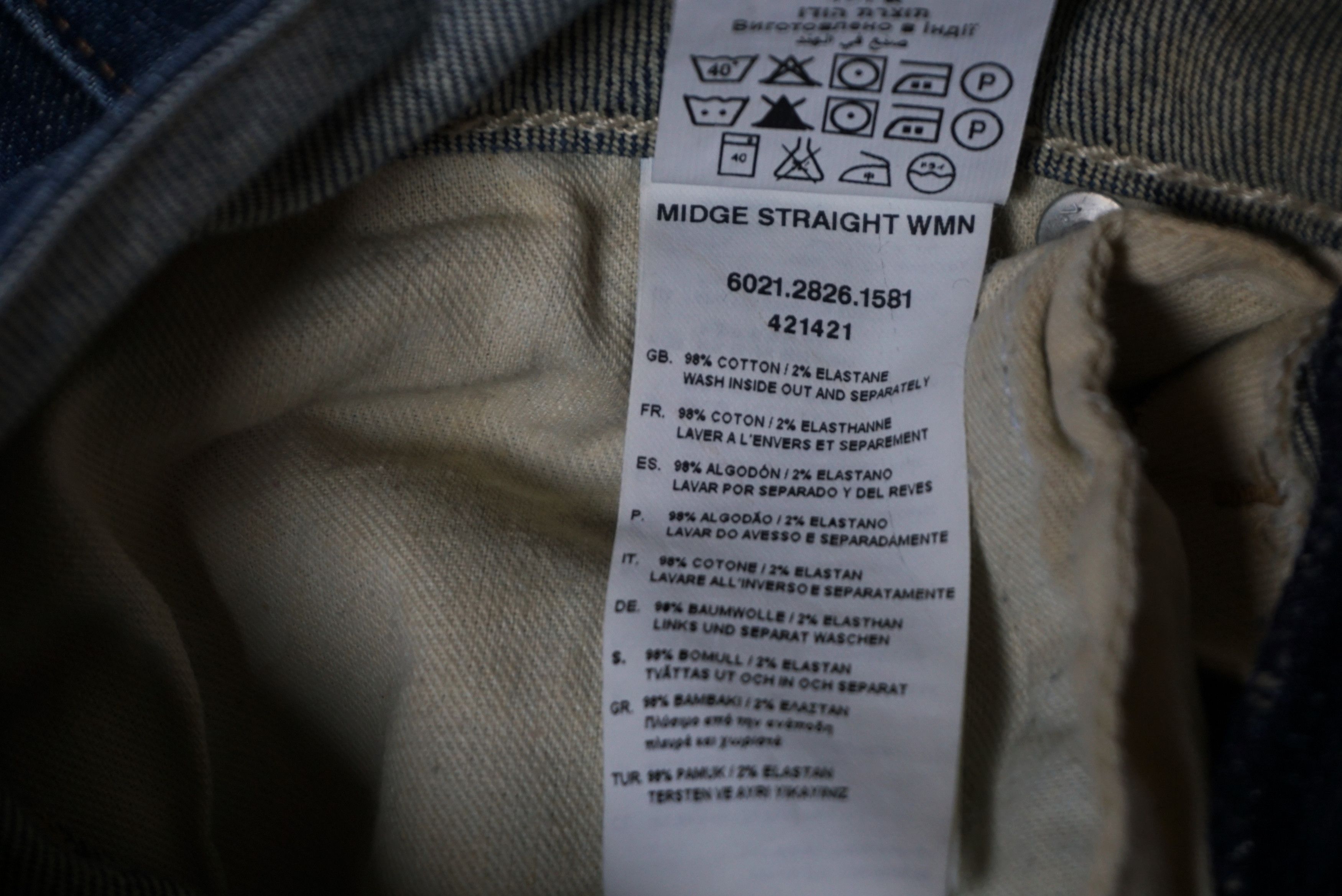 G-Star G-Star Raw jeans 30/32 Midge Straight WMN distressed denim Size 30" / US 8 / IT 44 - 11 Thumbnail