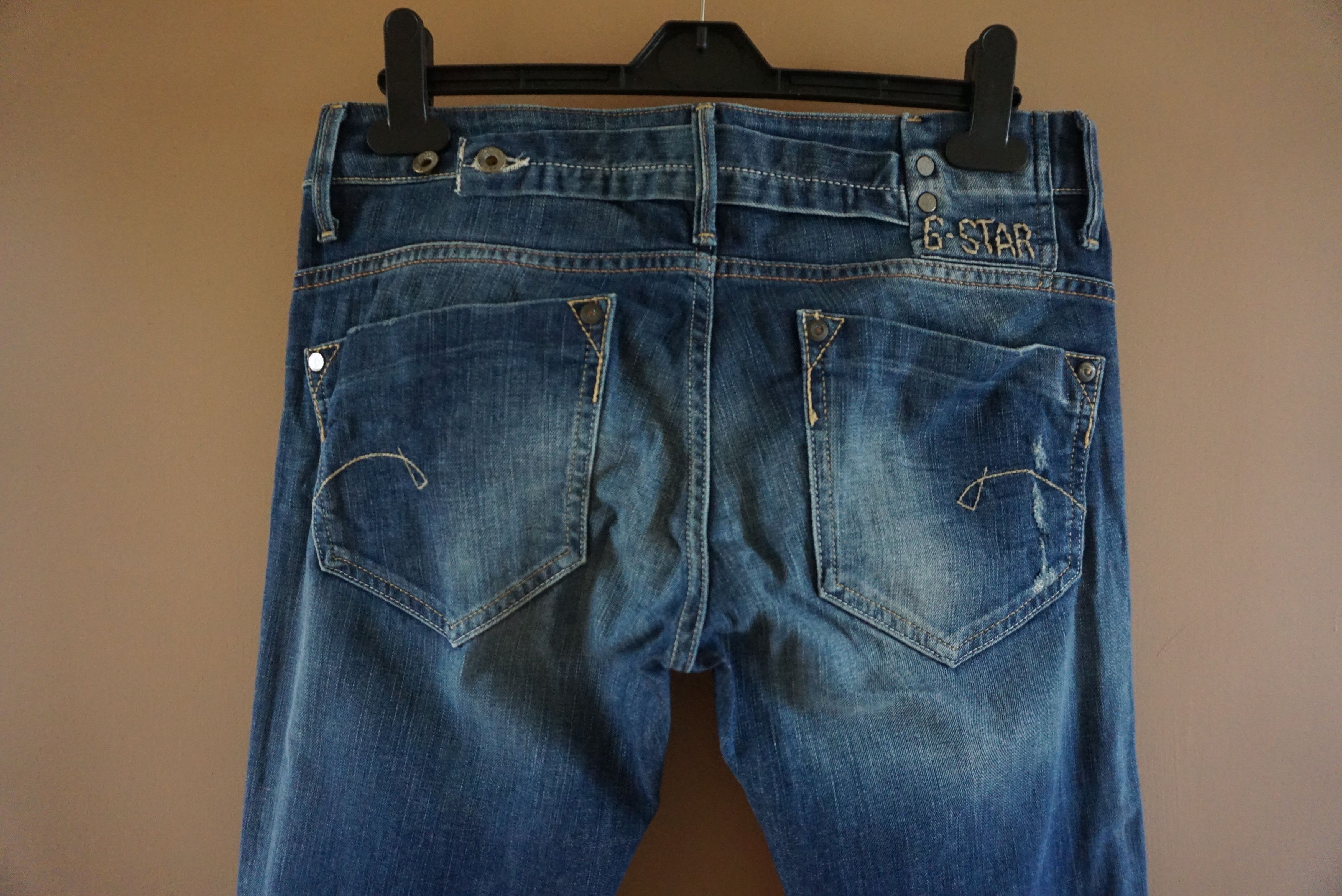 G-Star G-Star Raw jeans 30/32 Midge Straight WMN distressed denim Size 30" / US 8 / IT 44 - 23 Thumbnail