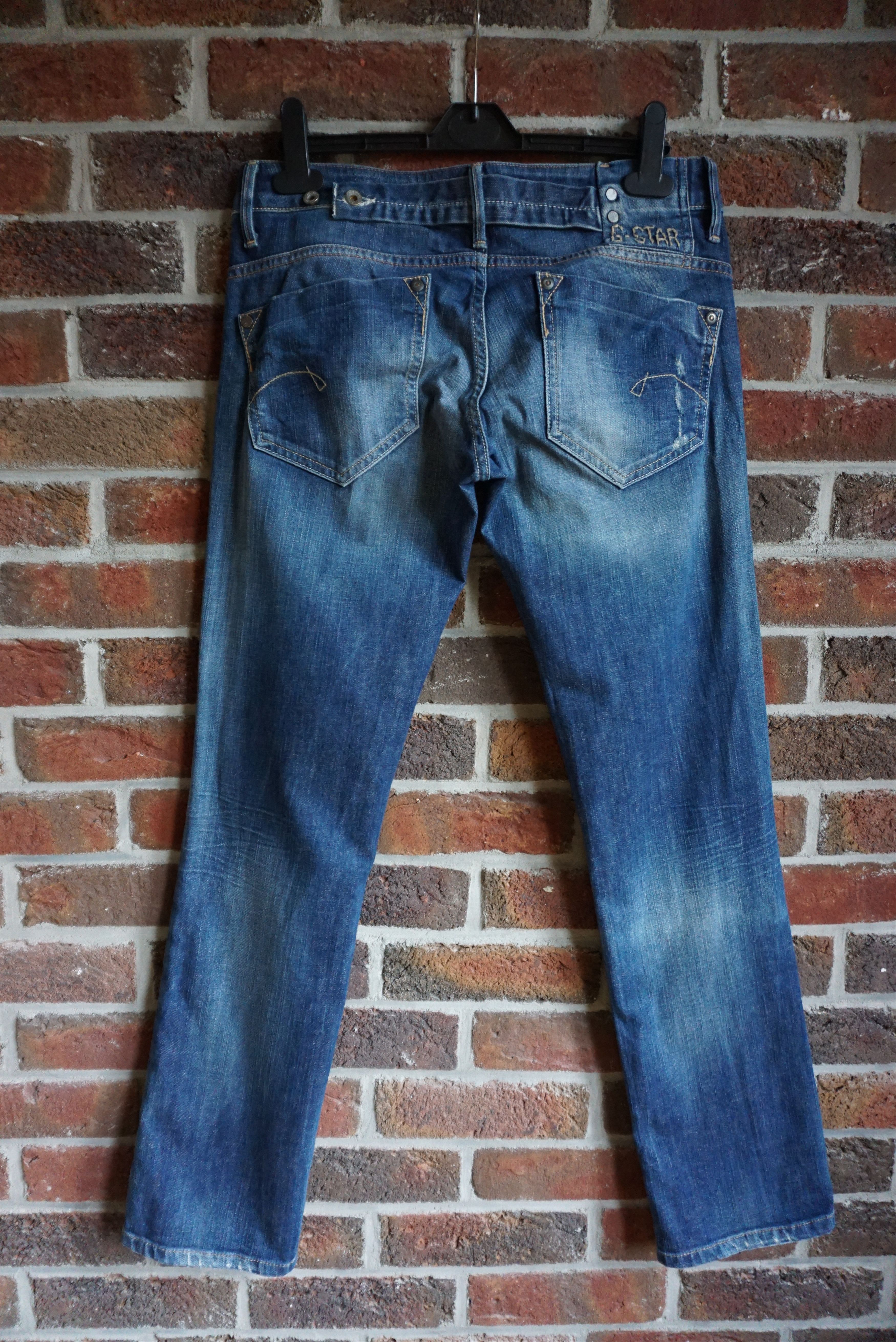 G-Star G-Star Raw jeans 30/32 Midge Straight WMN distressed denim Size 30" / US 8 / IT 44 - 2 Thumbnail