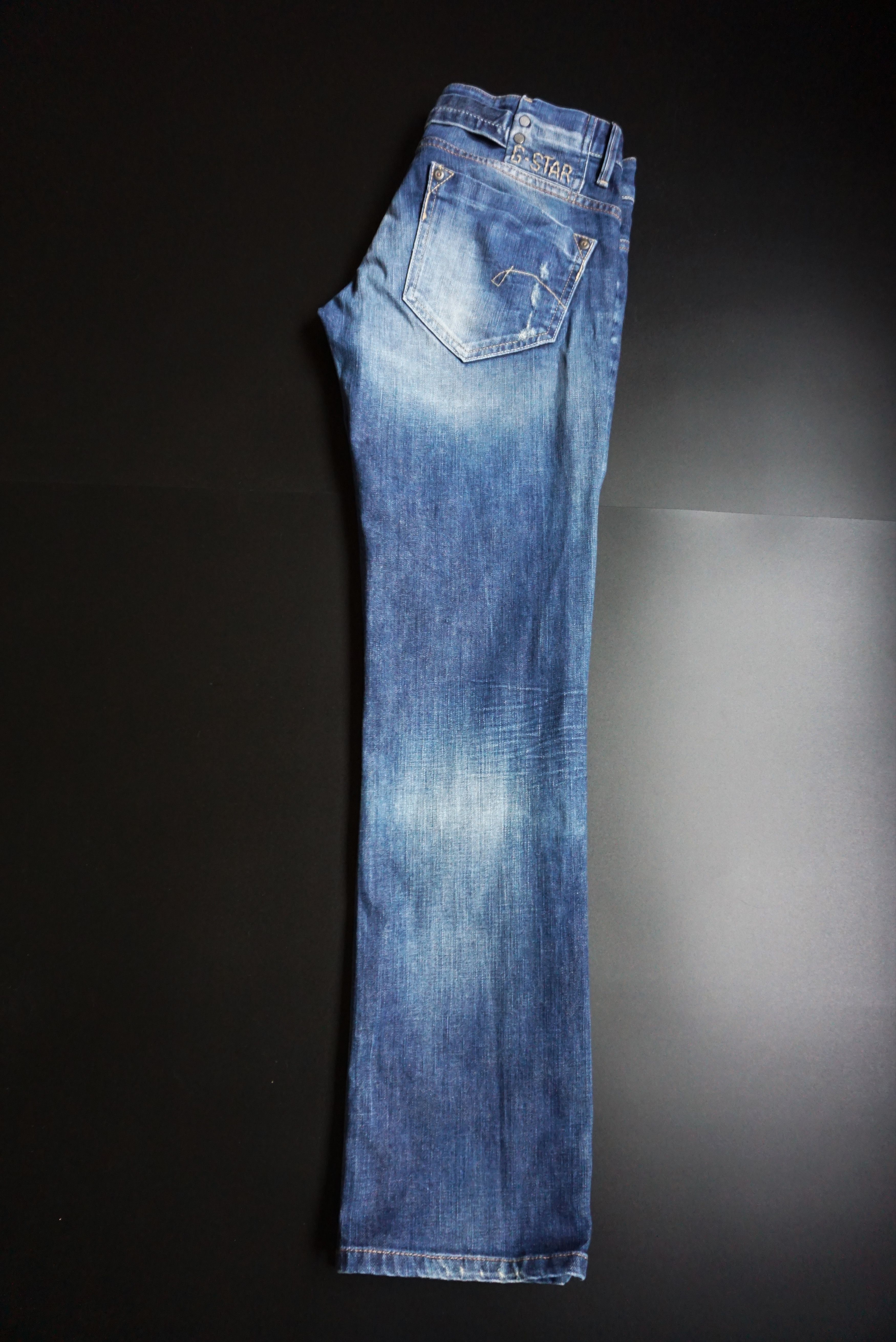 G-Star G-Star Raw jeans 30/32 Midge Straight WMN distressed denim Size 30" / US 8 / IT 44 - 18 Thumbnail
