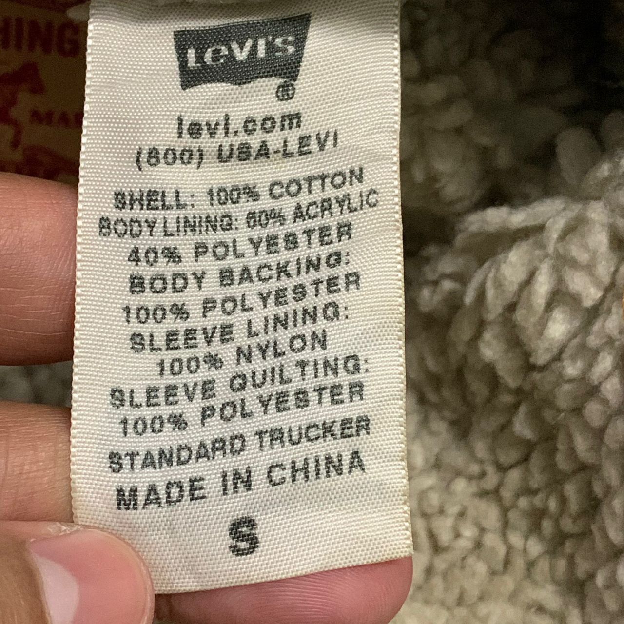 Levi's Levis 70520 Standard Trucker Sherpa Jacket Size US S / EU 44-46 / 1 - 9 Thumbnail