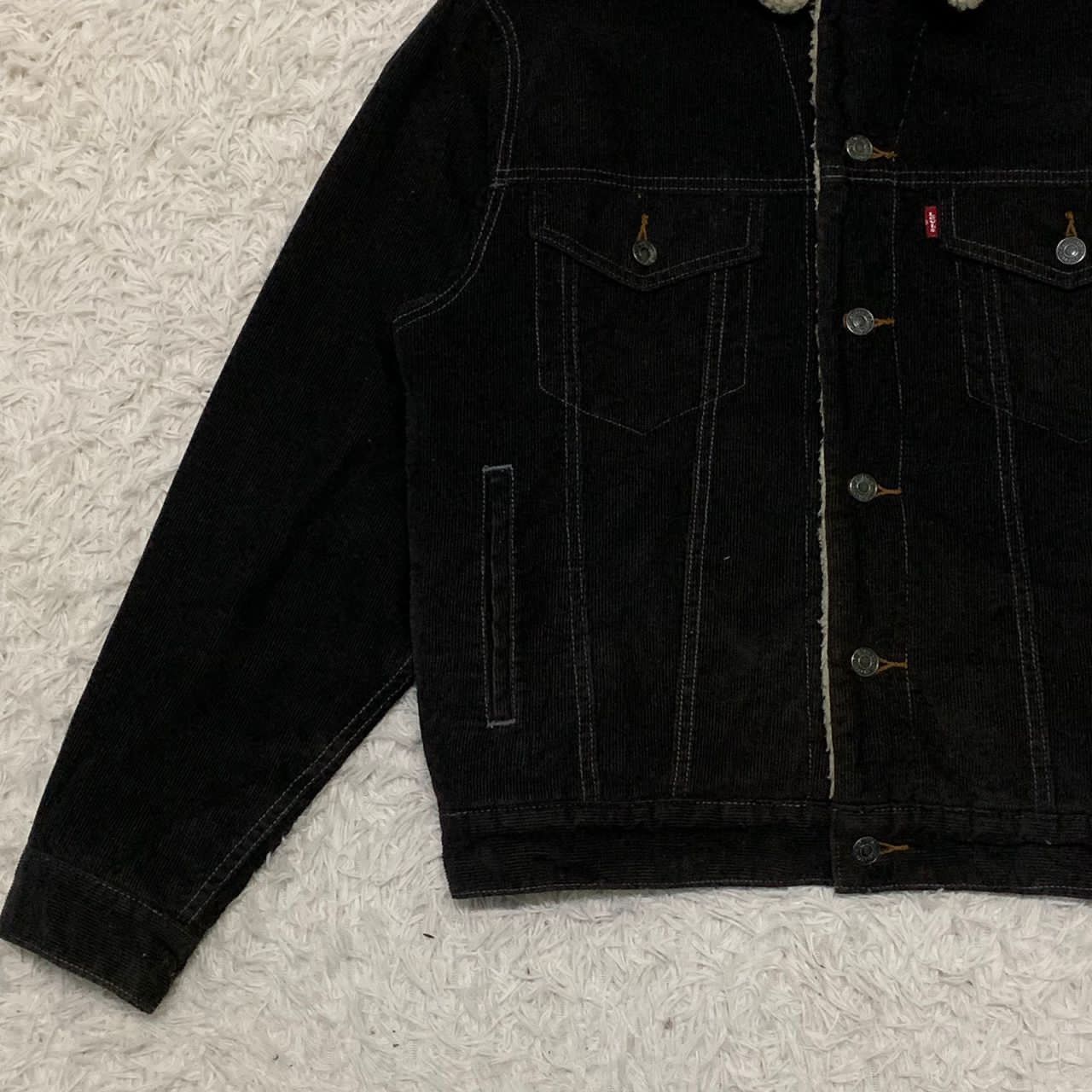 Levi's Levis 70520 Standard Trucker Sherpa Jacket Size US S / EU 44-46 / 1 - 4 Thumbnail