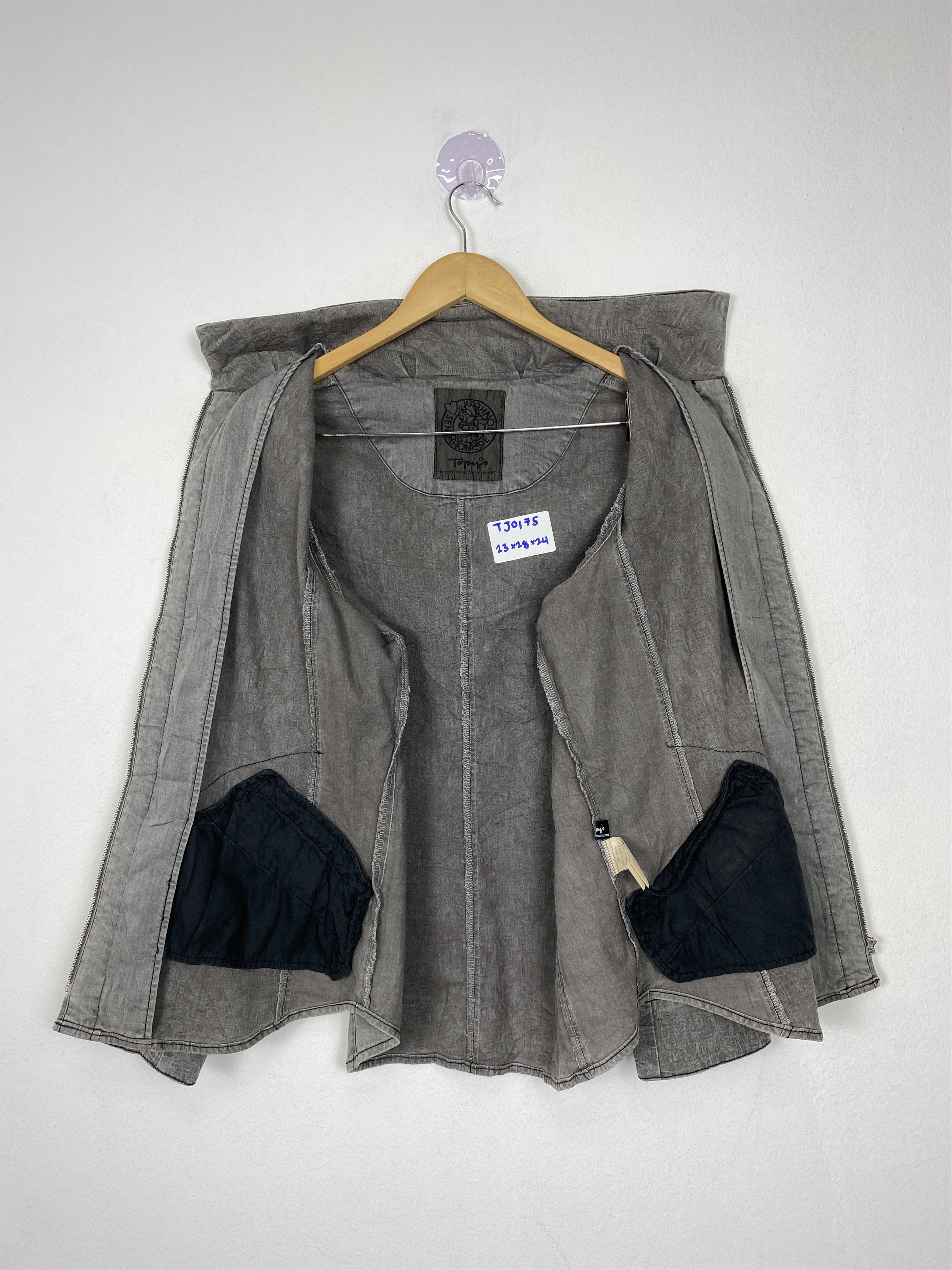 Japanese Brand Vintage Japanese Brand Zip Up Utility Jacket Size US L / EU 52-54 / 3 - 2 Thumbnail