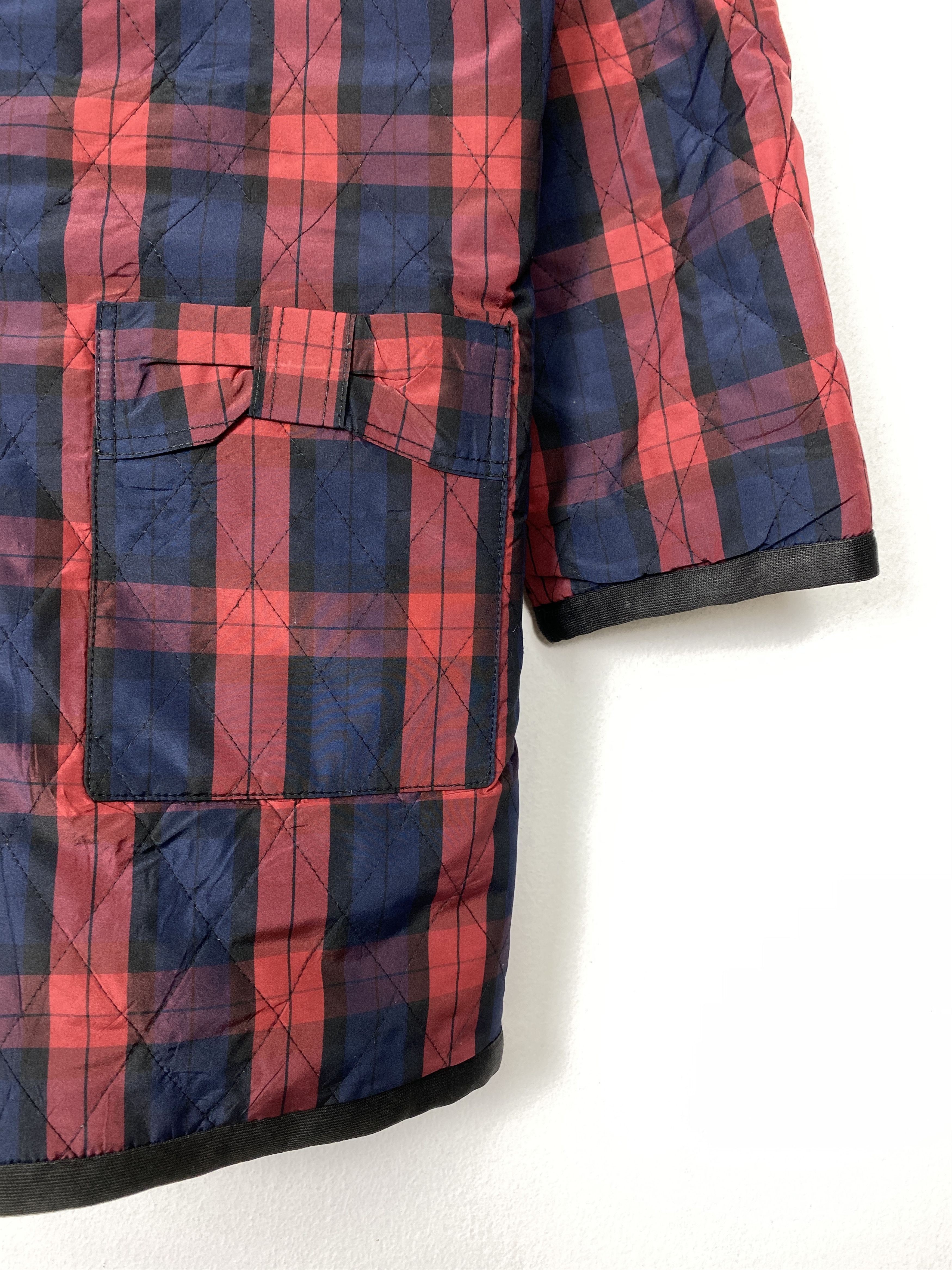 Flannel Vintage Quilted Plaid Hooded Jacket Size US XL / EU 56 / 4 - 7 Thumbnail