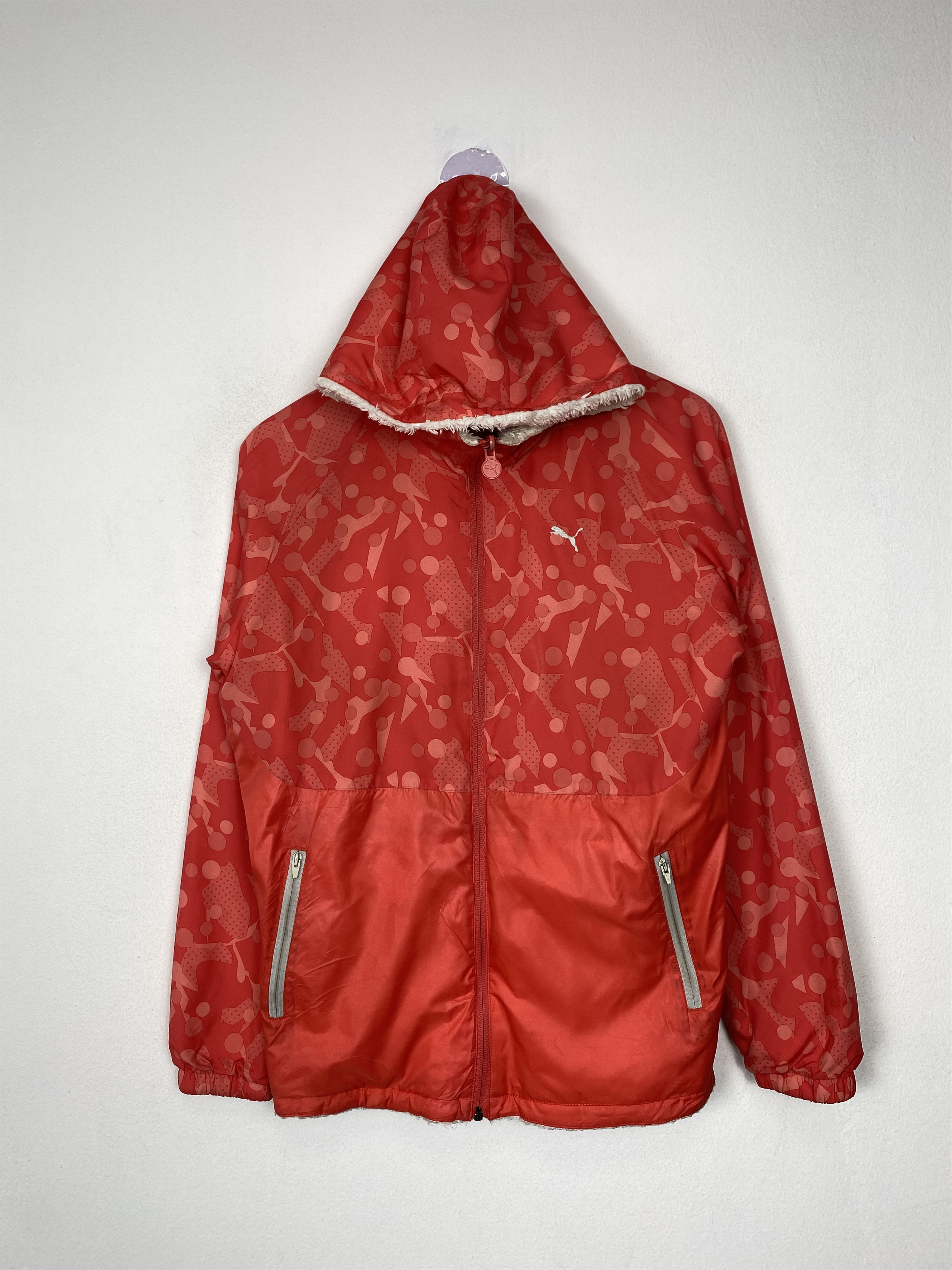 Puma Vintage PUMA Hoodie Zip Up Reversible Sherpa Jacket Size US XL / EU 56 / 4 - 1 Thumbnail