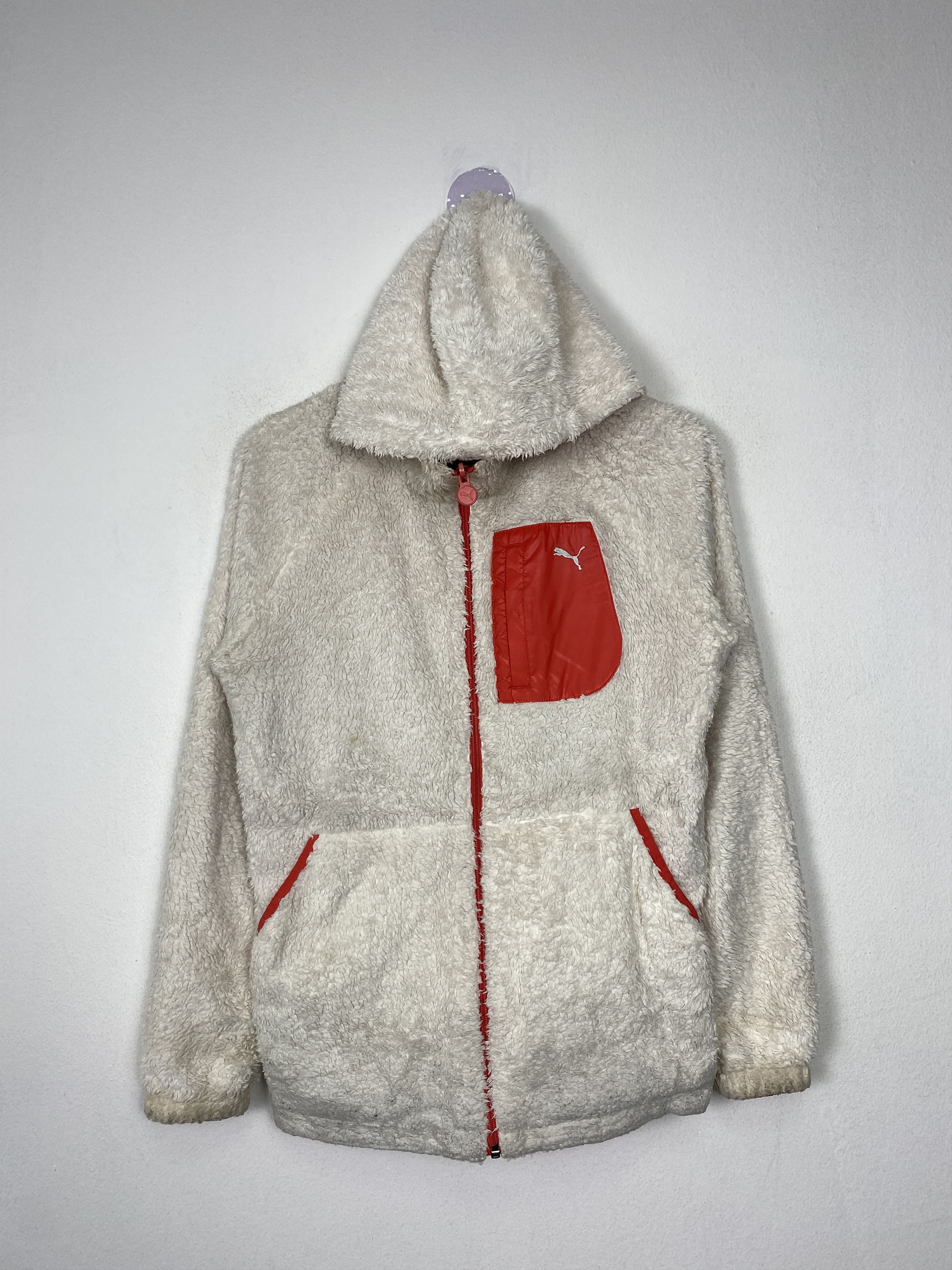 Puma Vintage PUMA Hoodie Zip Up Reversible Sherpa Jacket Size US XL / EU 56 / 4 - 10 Thumbnail
