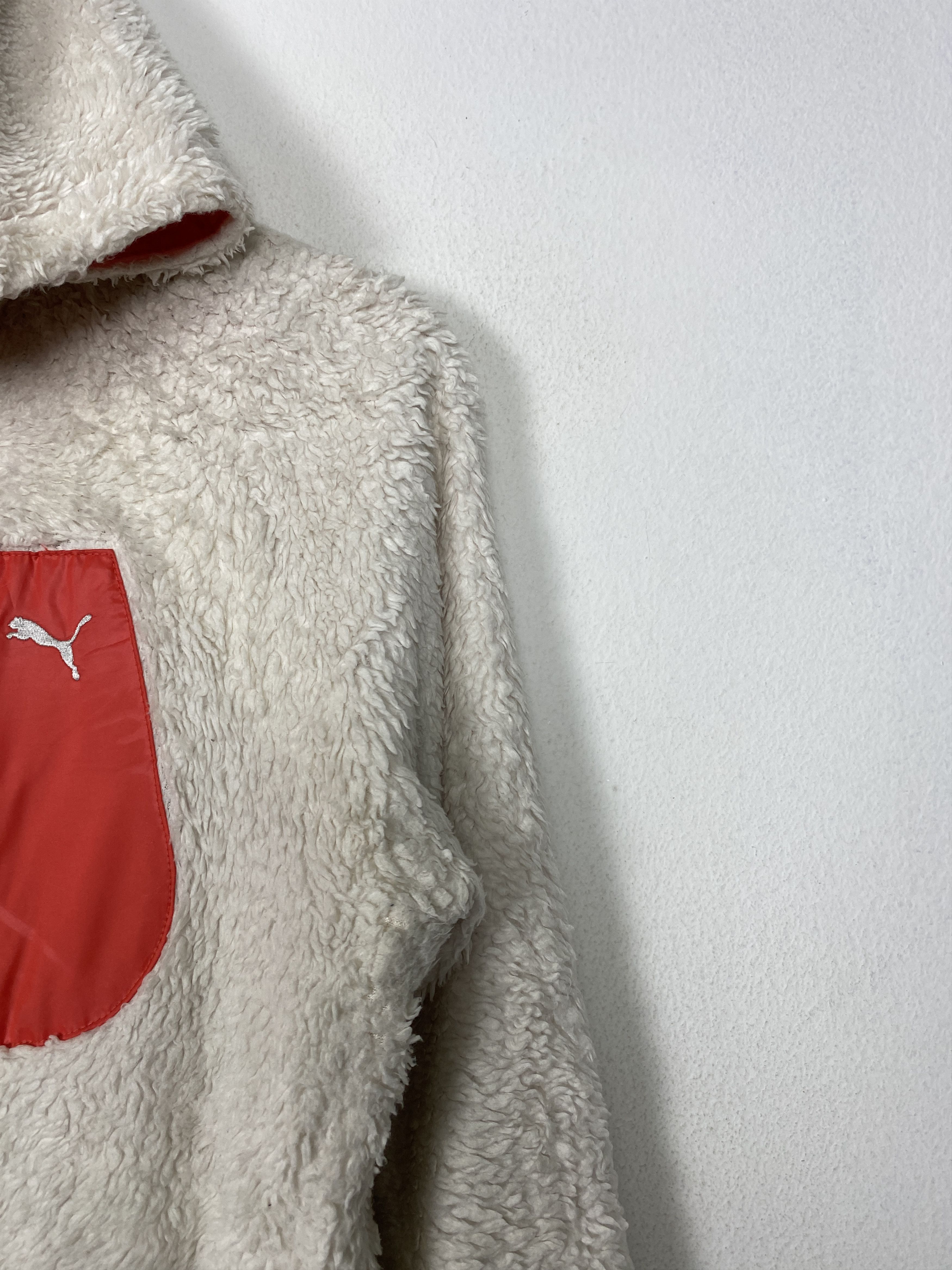 Puma Vintage PUMA Hoodie Zip Up Reversible Sherpa Jacket Size US XL / EU 56 / 4 - 12 Thumbnail