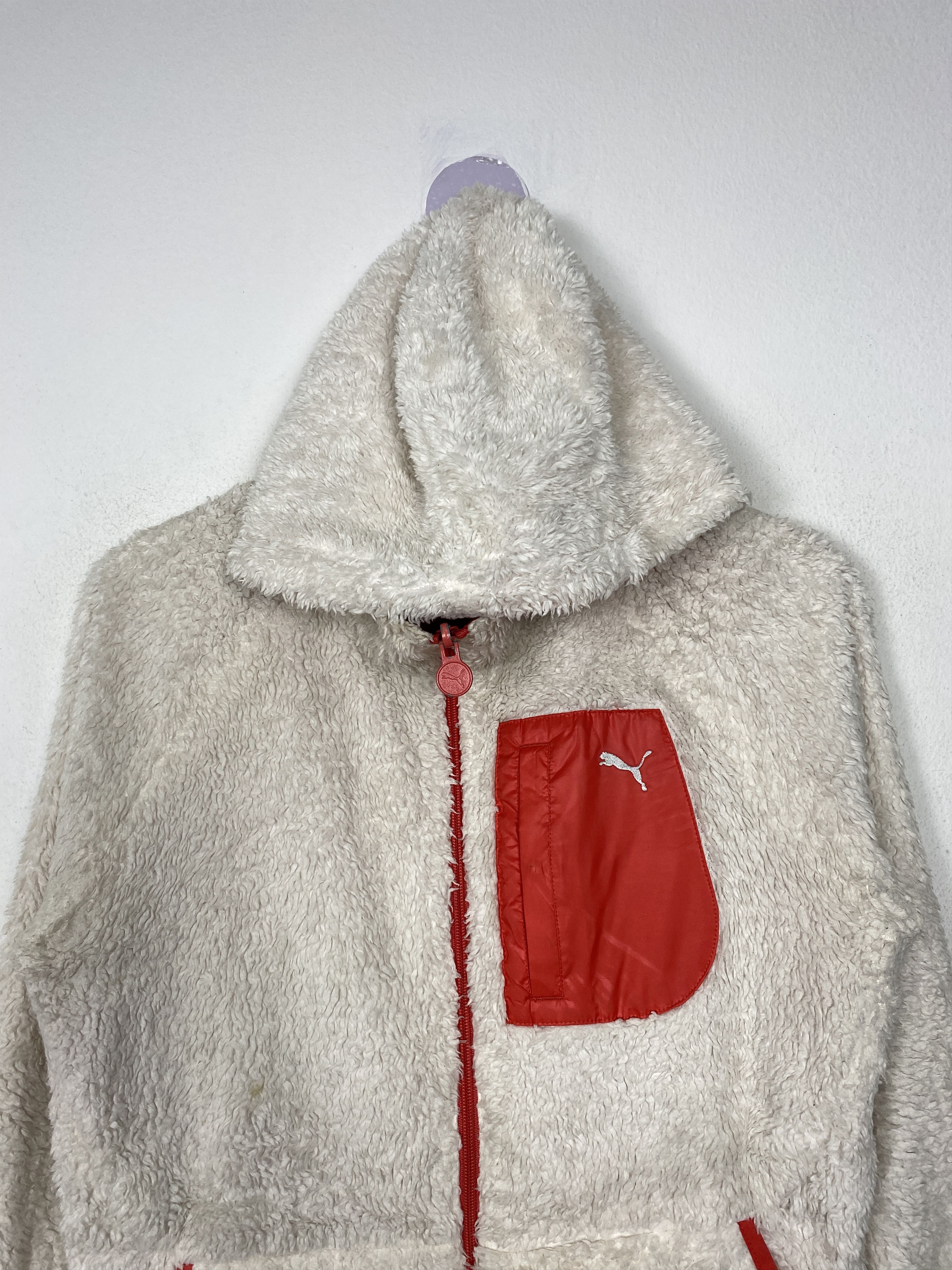 Puma Vintage PUMA Hoodie Zip Up Reversible Sherpa Jacket Size US XL / EU 56 / 4 - 11 Thumbnail
