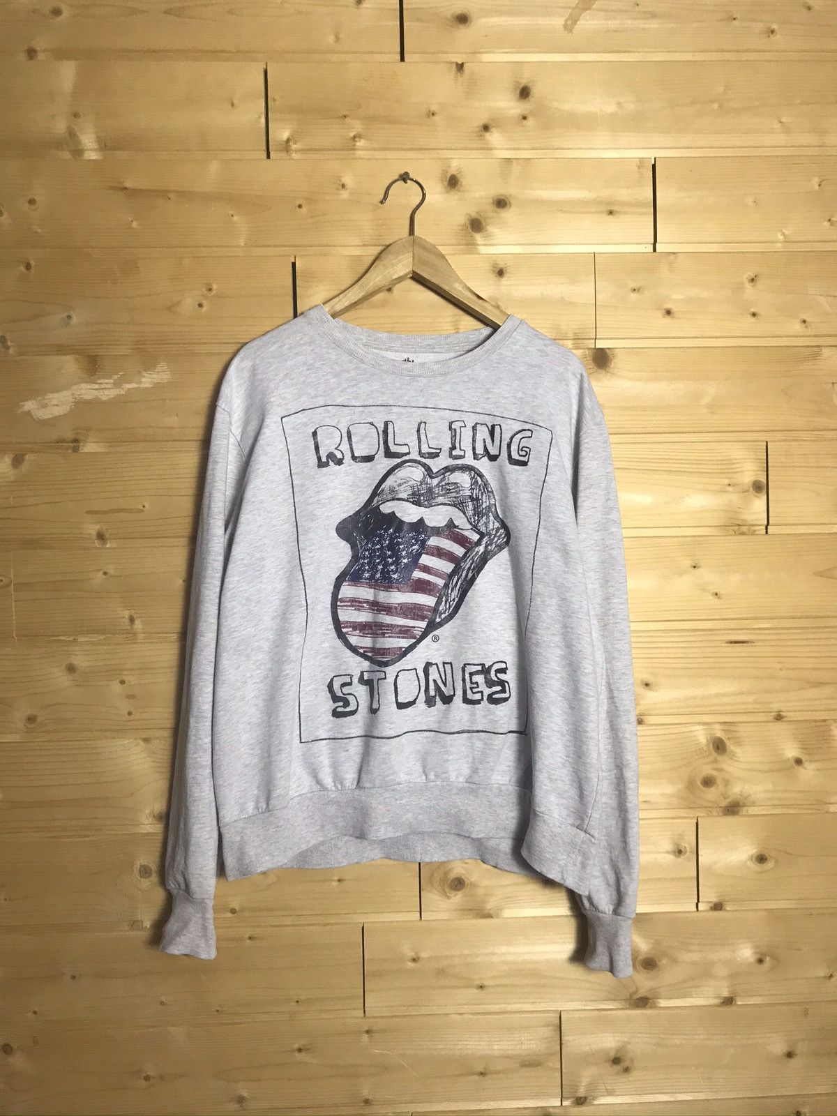 Vintage The Rolling Stones band sweatshirt Size US XL / EU 56 / 4 - 1 Thumbnail