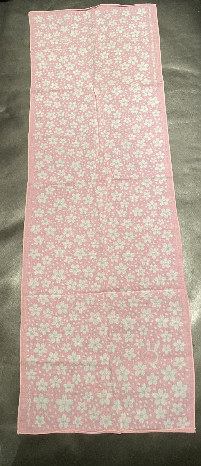 2002 Flower Print Cotton Tenugui