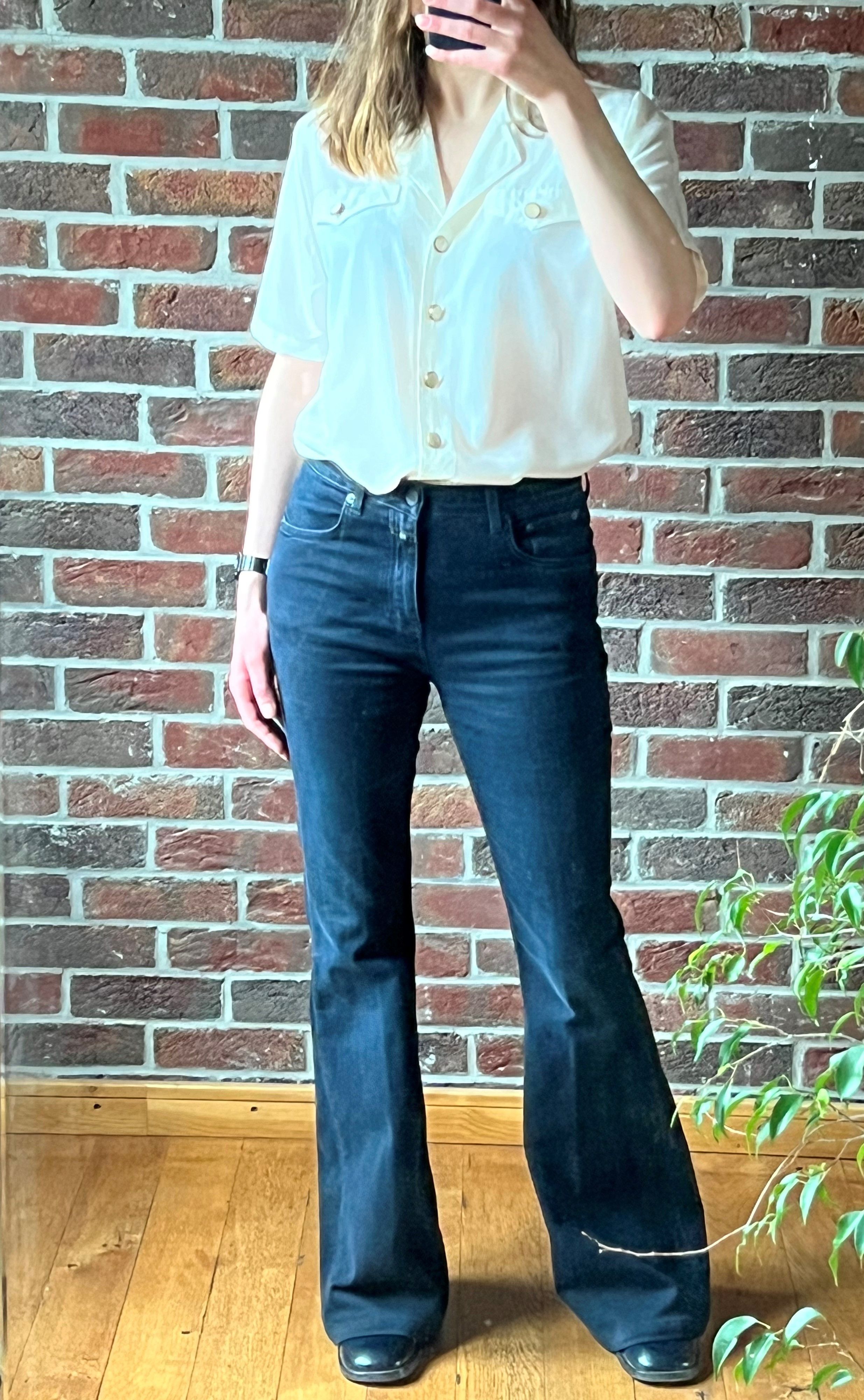 Designer Elsie Whiteley true vintage 80s 90s blouse 40 L 10 top shirt Size L / US 10 / IT 46 - 11 Thumbnail