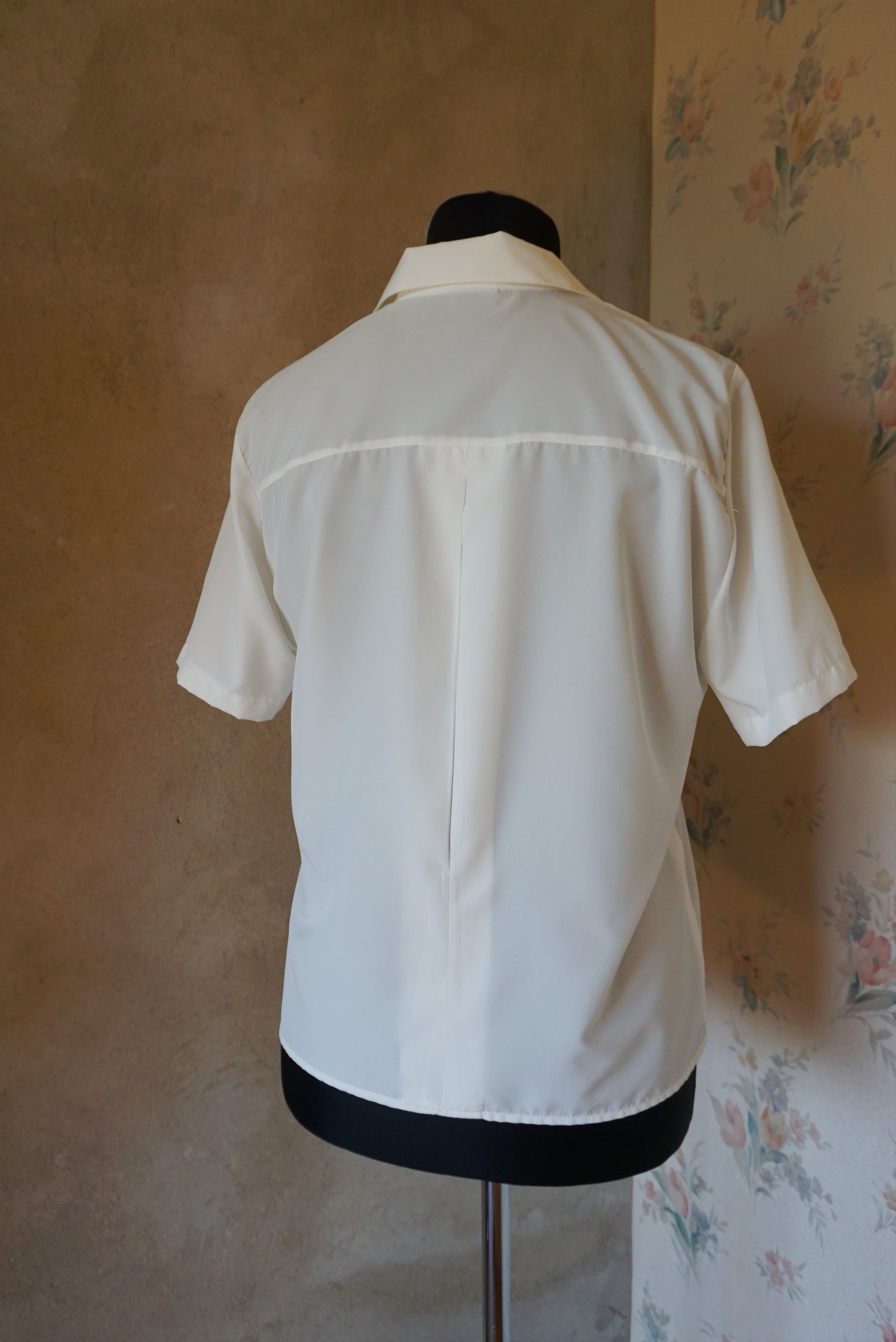 Designer Elsie Whiteley true vintage 80s 90s blouse 40 L 10 top shirt Size L / US 10 / IT 46 - 19 Thumbnail