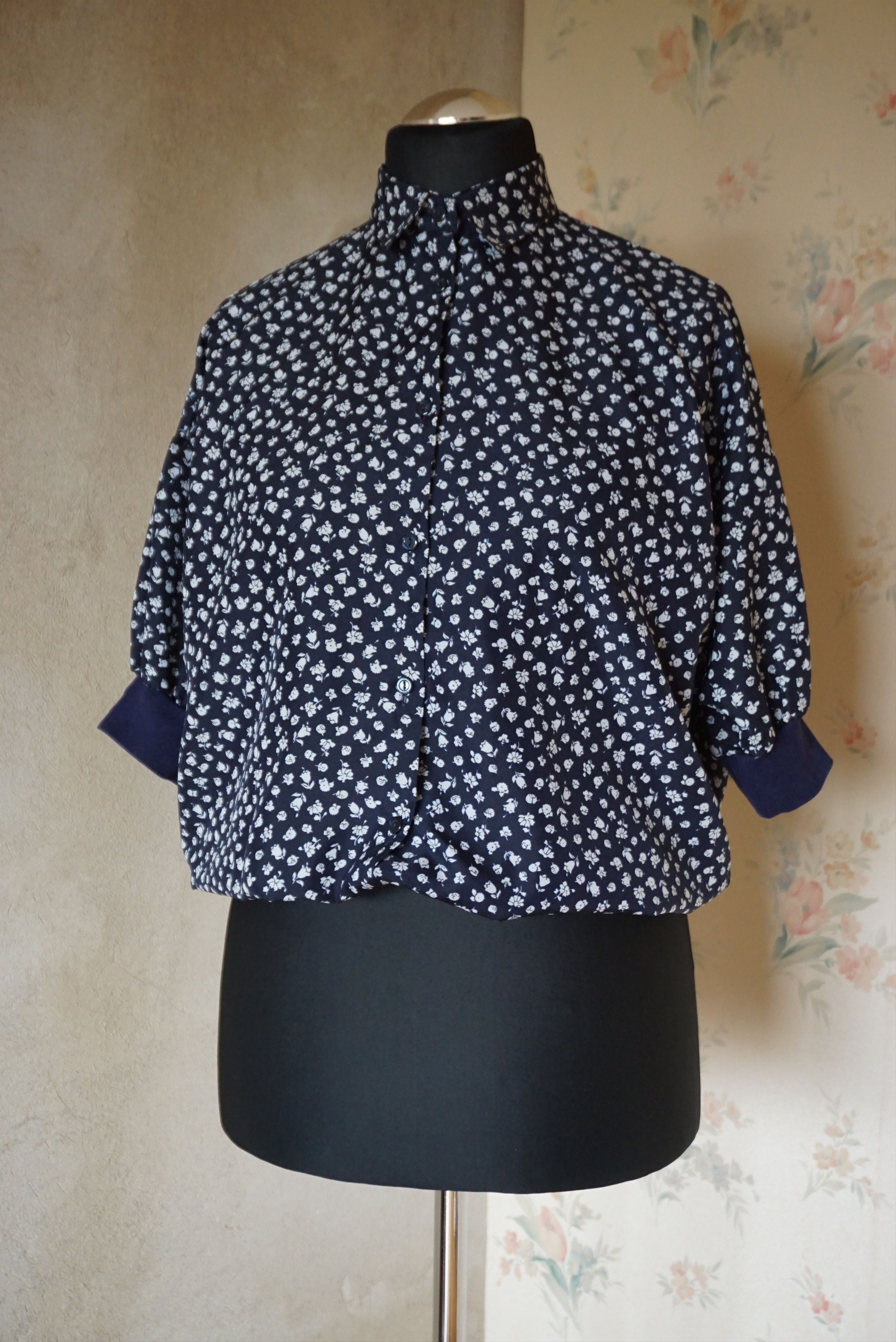 Vintage Womens true vintage 70's 80's Brandtex Denmark L blouse top Size L / US 10 / IT 46 - 12 Thumbnail