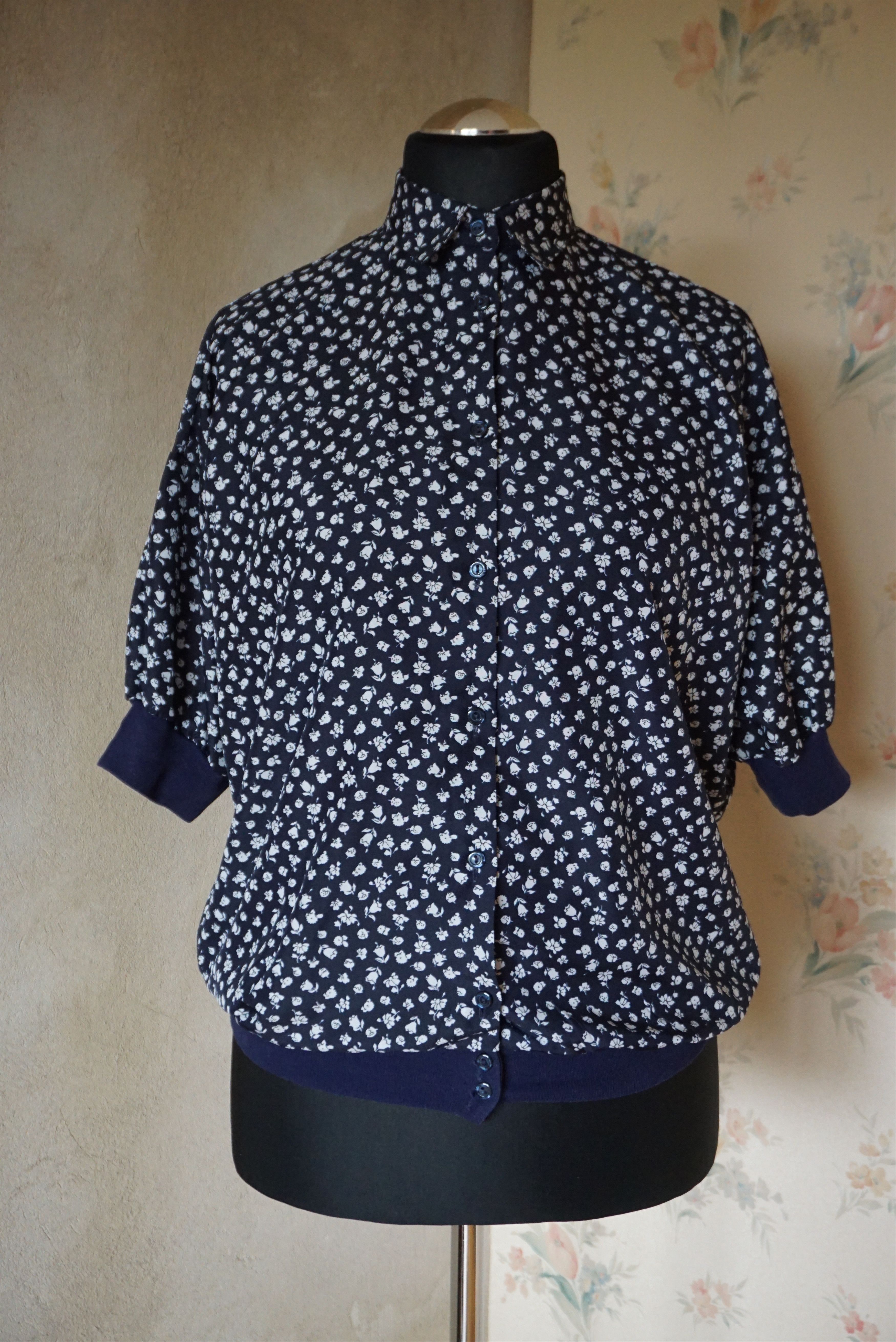 Vintage Womens true vintage 70's 80's Brandtex Denmark L blouse top Size L / US 10 / IT 46 - 21 Thumbnail
