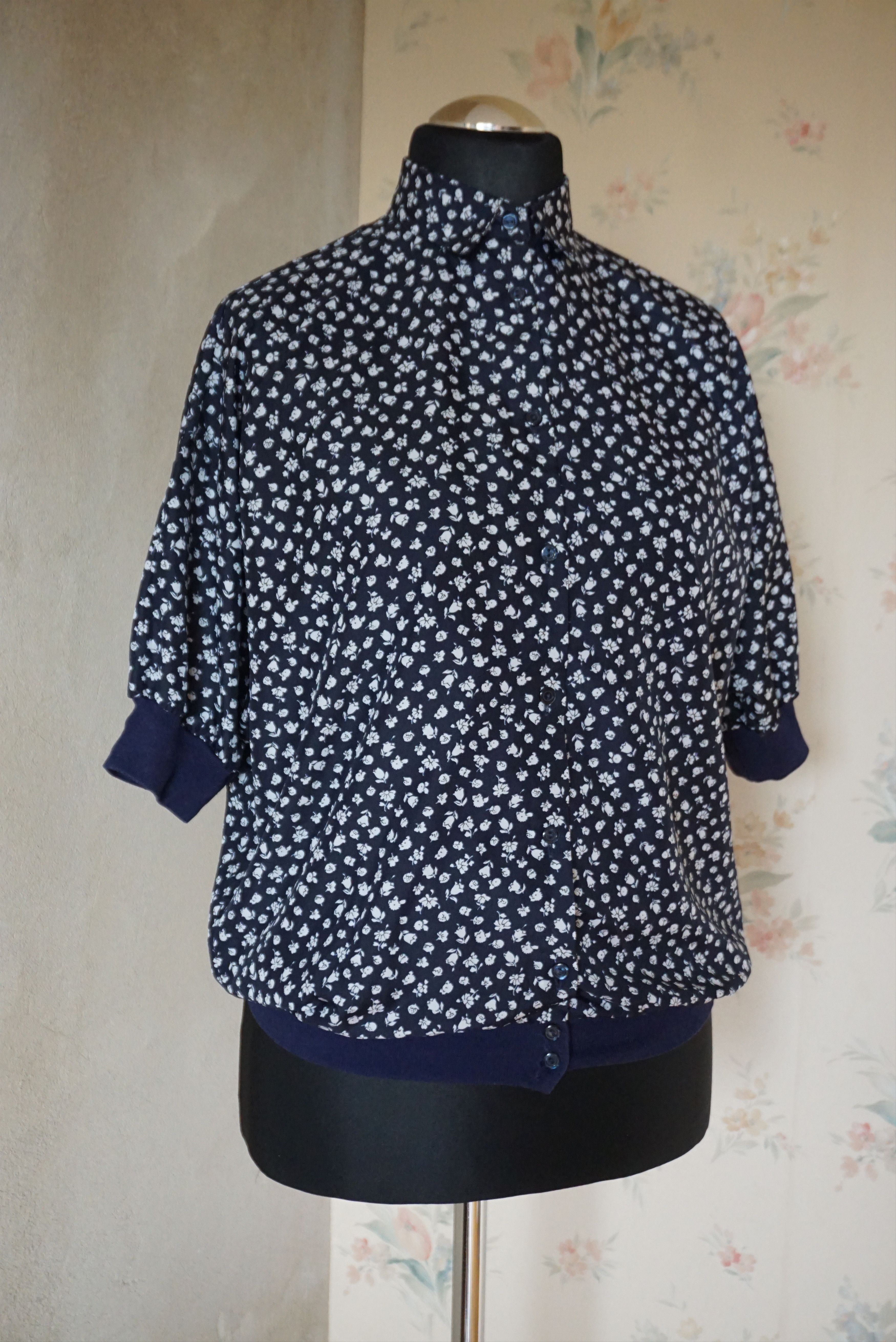 Vintage Womens true vintage 70's 80's Brandtex Denmark L blouse top Size L / US 10 / IT 46 - 23 Thumbnail