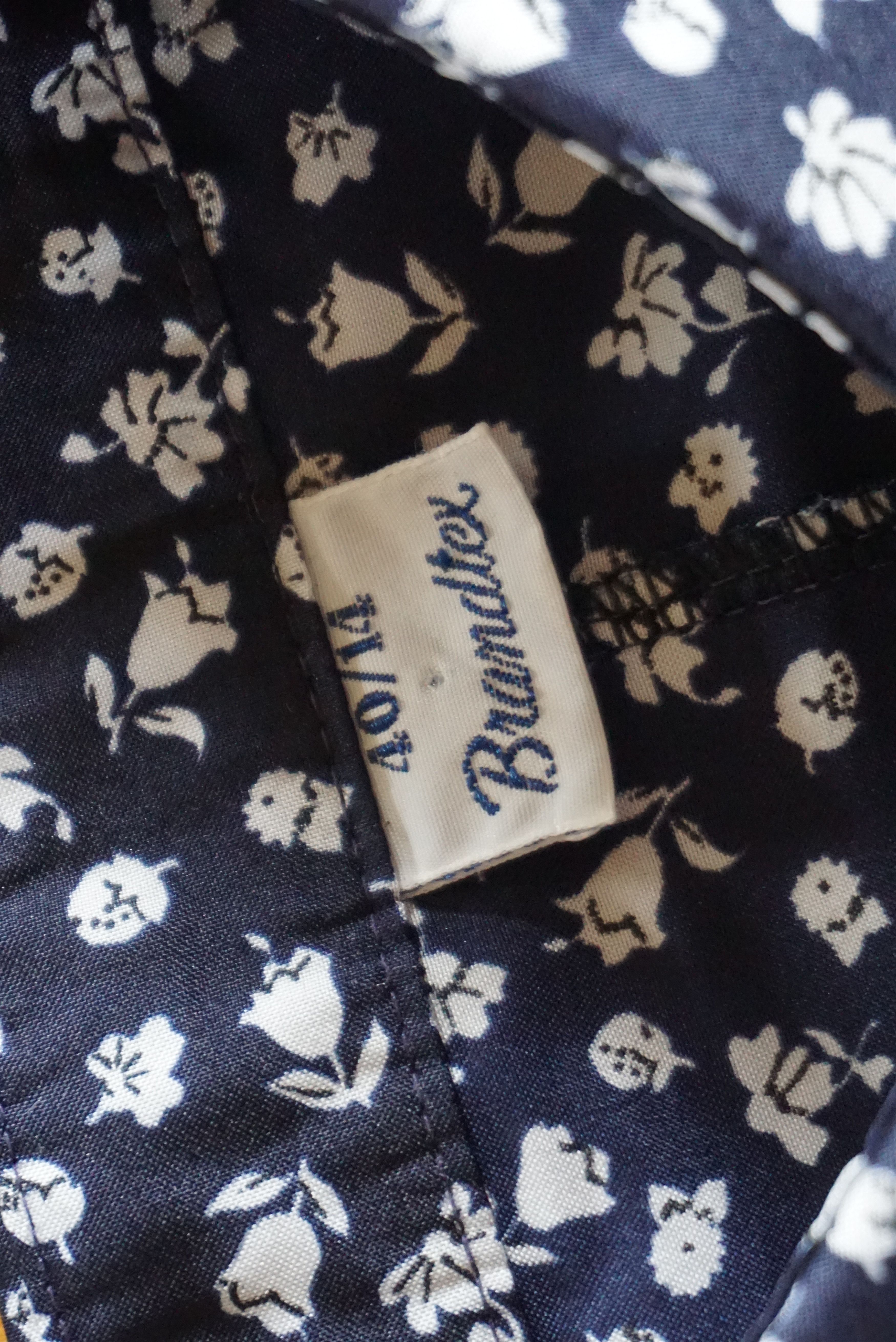 Vintage Womens true vintage 70's 80's Brandtex Denmark L blouse top Size L / US 10 / IT 46 - 18 Thumbnail