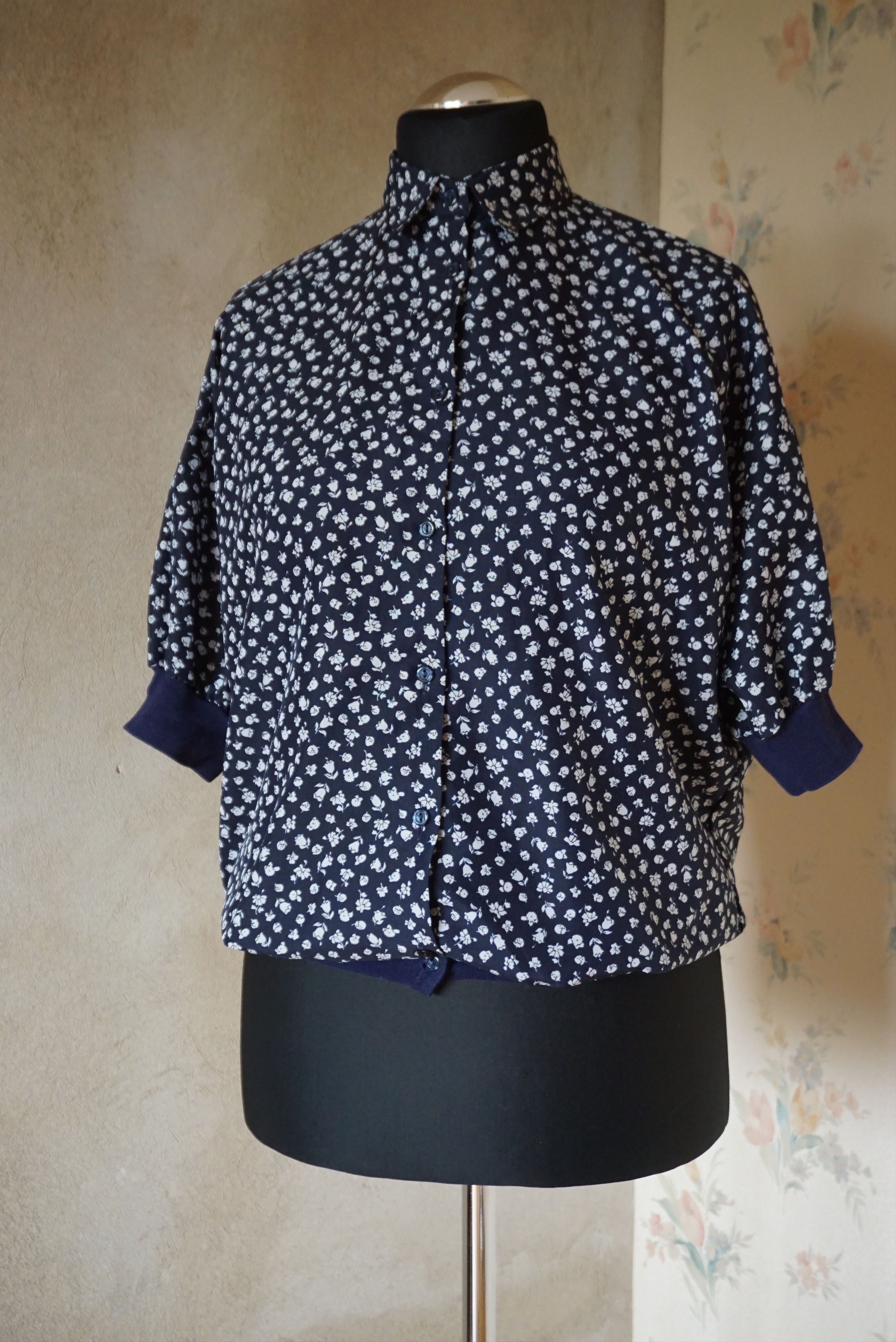 Vintage Womens true vintage 70's 80's Brandtex Denmark L blouse top Size L / US 10 / IT 46 - 10 Thumbnail