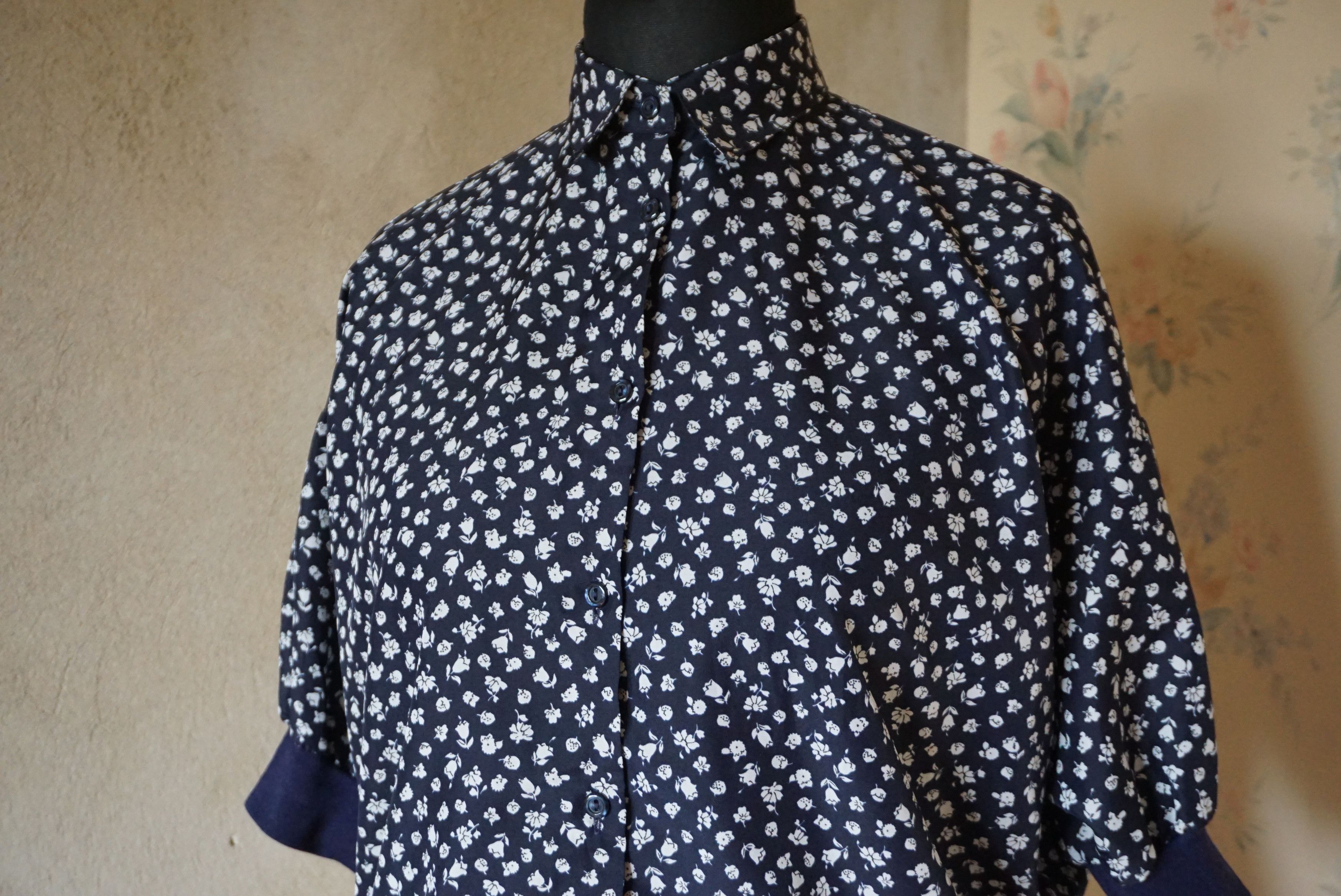 Vintage Womens true vintage 70's 80's Brandtex Denmark L blouse top Size L / US 10 / IT 46 - 24 Thumbnail
