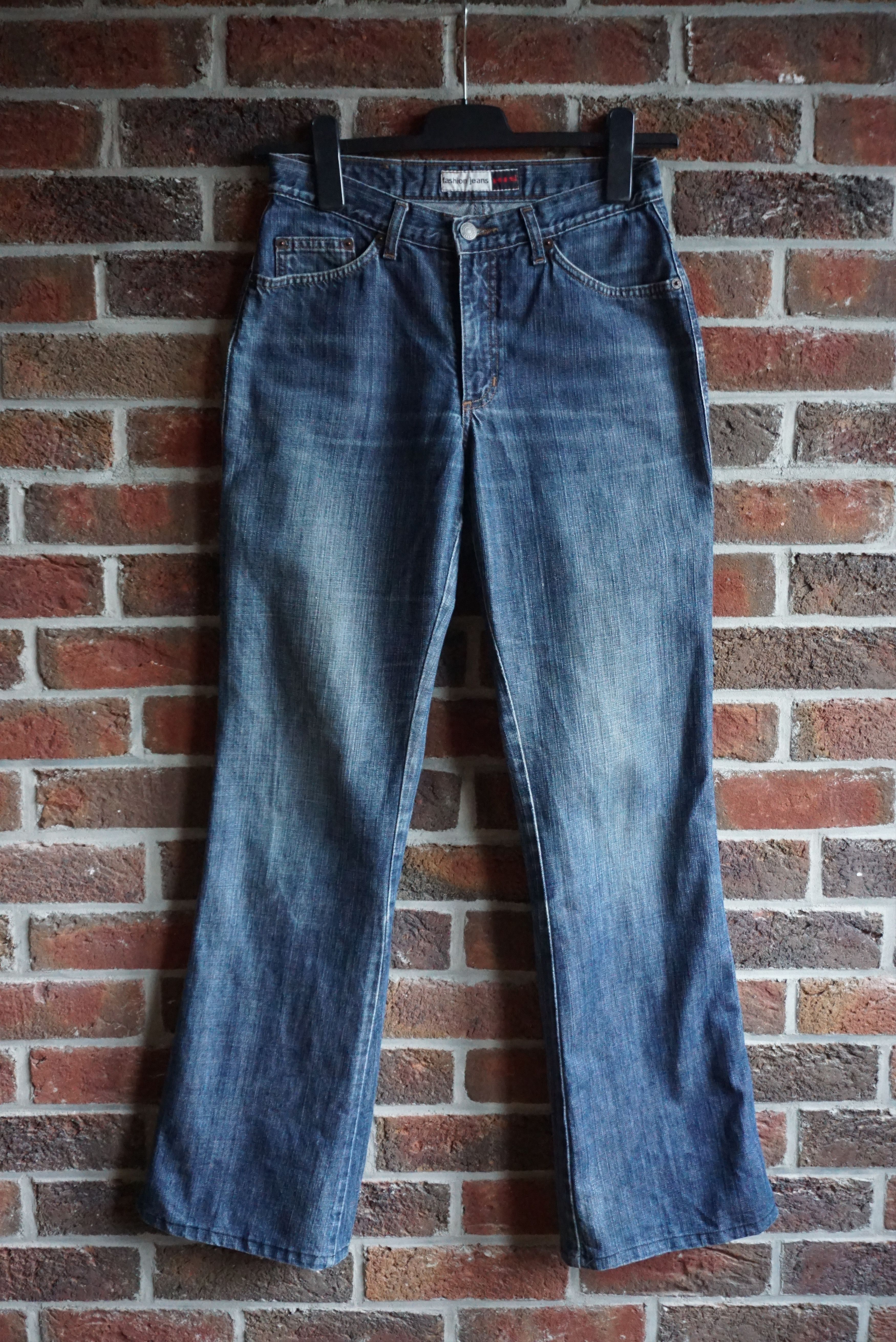 Designer Women vintage H.I.S. Henry I Siegel bootcut jeans Y2K 38 M 8 Size 30" / US 8 / IT 44 - 2 Thumbnail