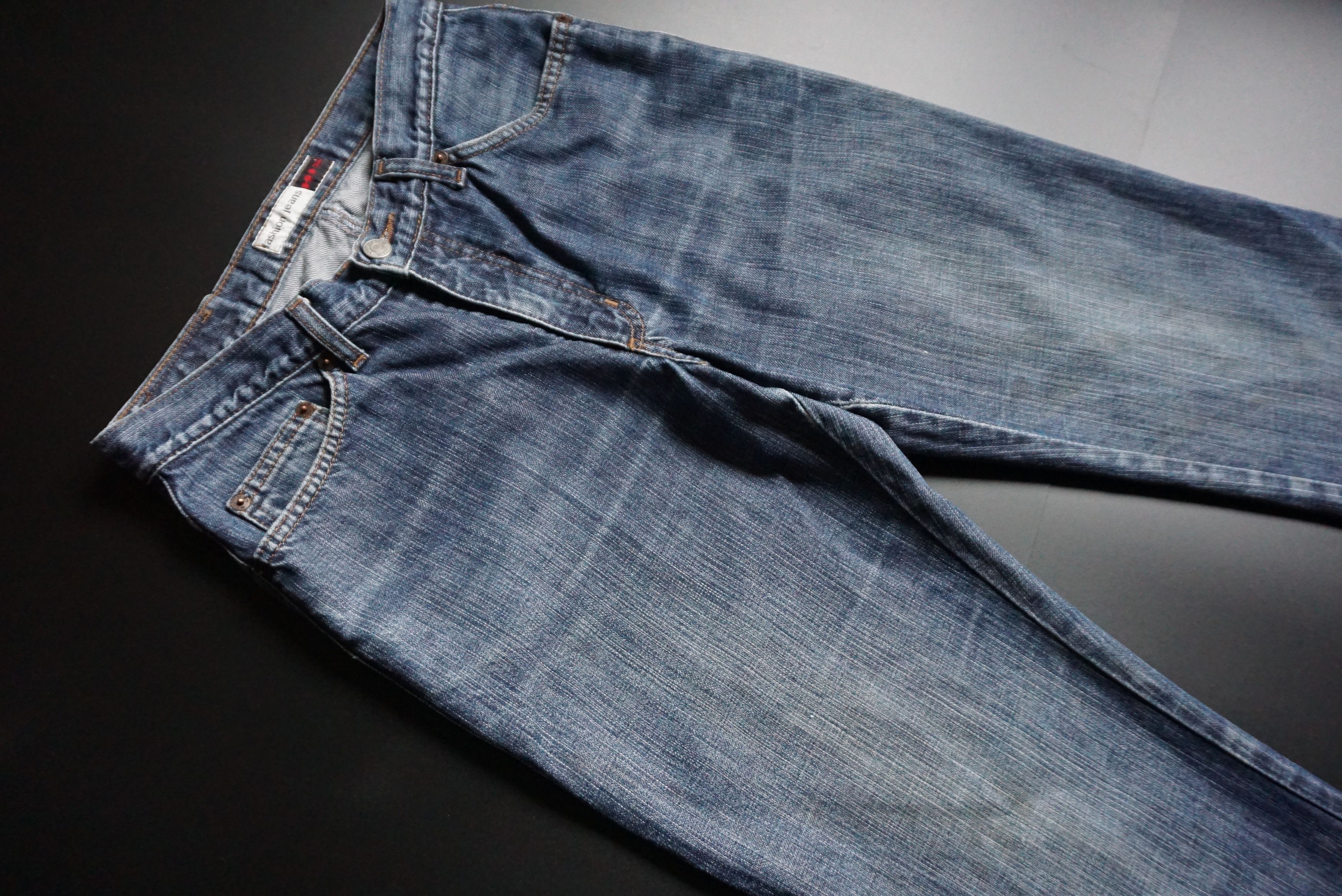 Designer Women vintage H.I.S. Henry I Siegel bootcut jeans Y2K 38 M 8 Size 30" / US 8 / IT 44 - 12 Thumbnail