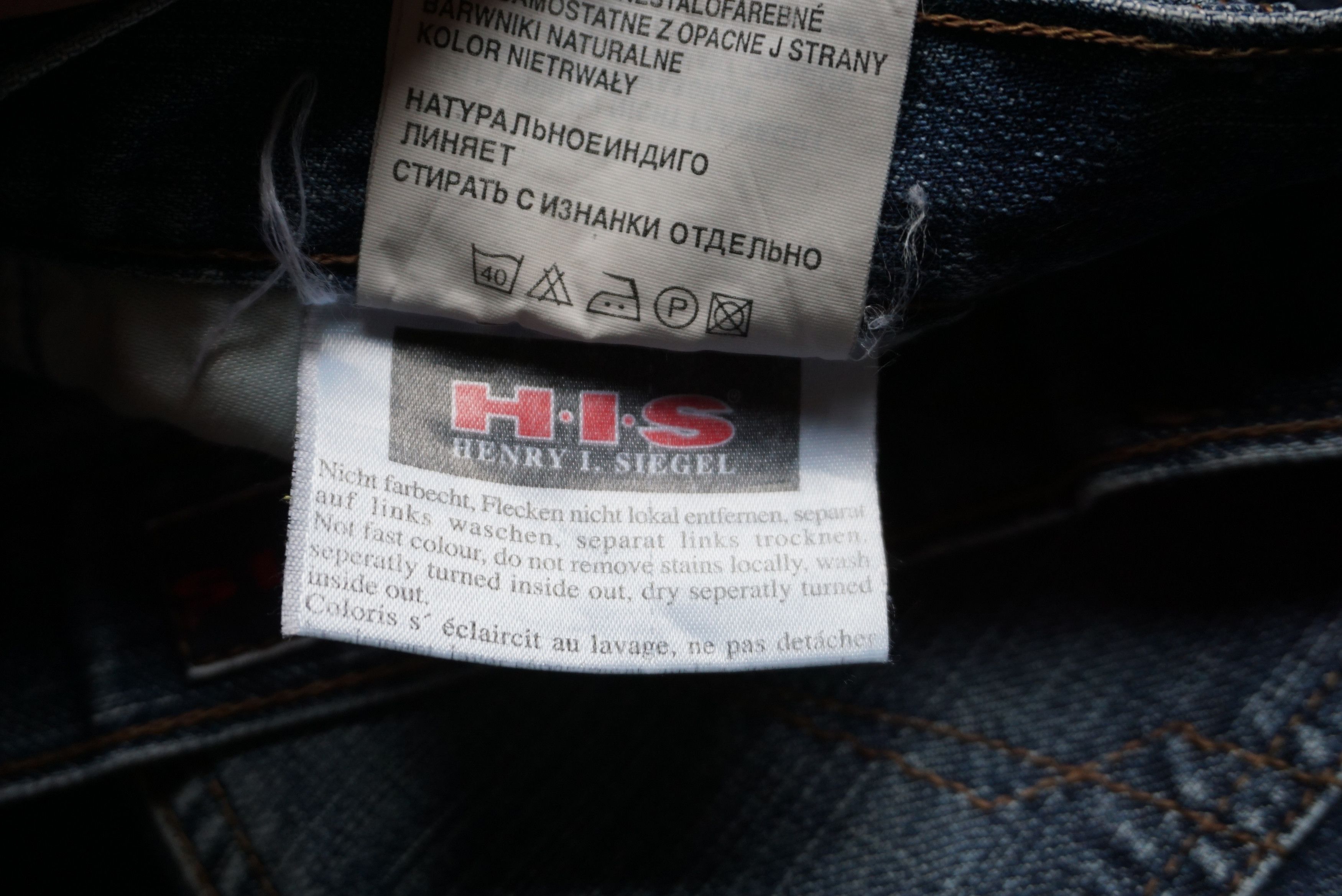 Designer Women vintage H.I.S. Henry I Siegel bootcut jeans Y2K 38 M 8 Size 30" / US 8 / IT 44 - 22 Thumbnail
