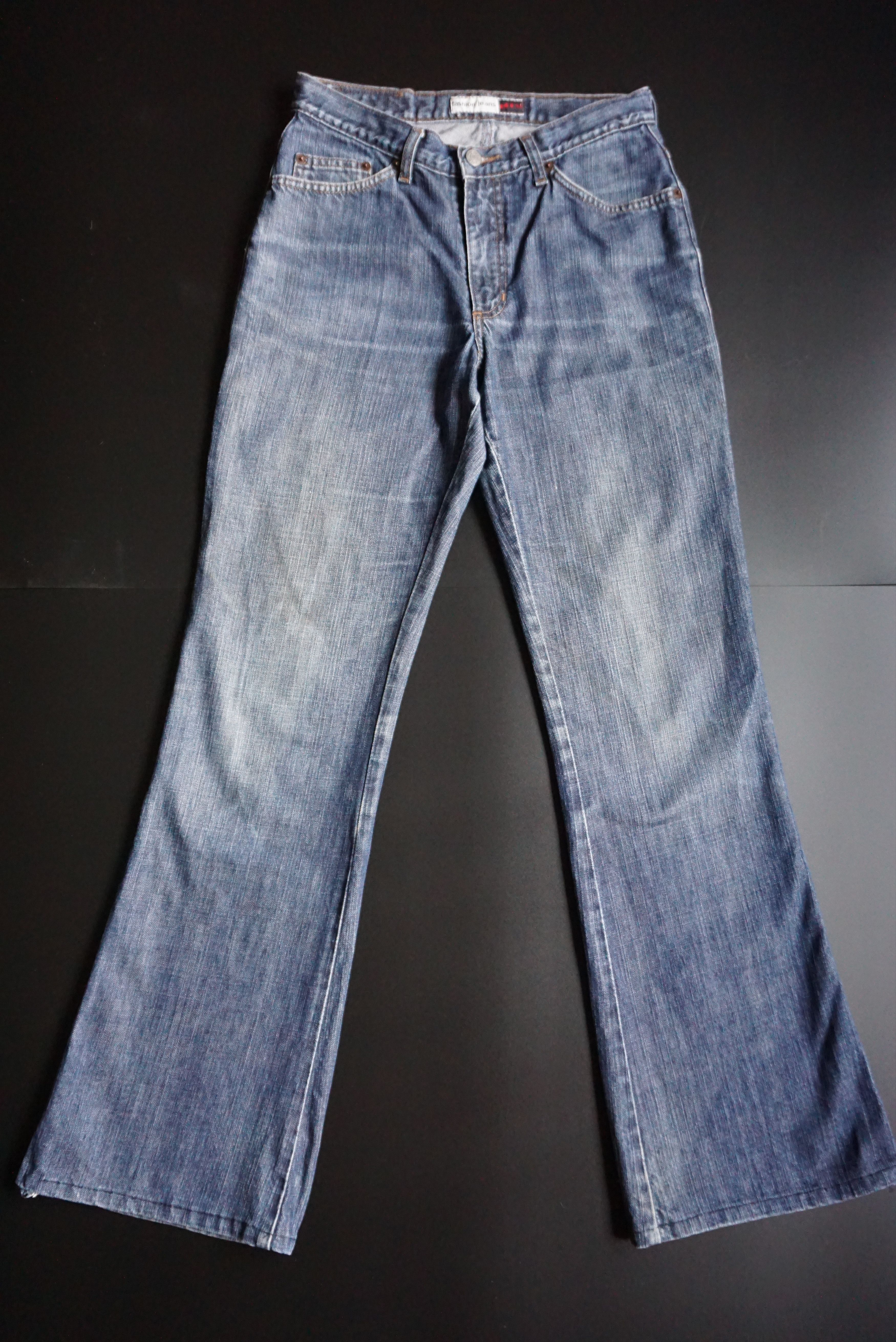 Designer Women vintage H.I.S. Henry I Siegel bootcut jeans Y2K 38 M 8 Size 30" / US 8 / IT 44 - 3 Thumbnail