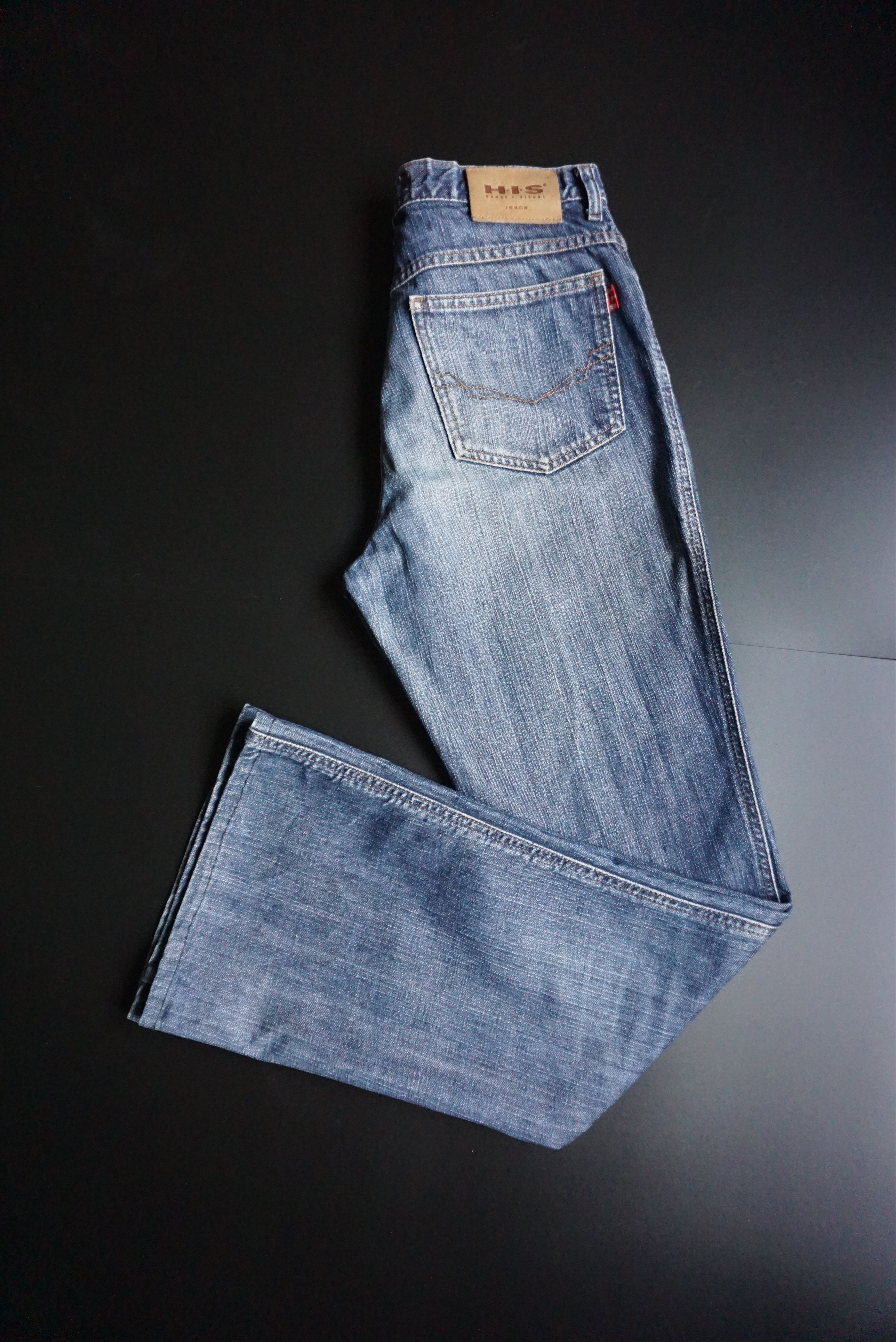 Designer Women vintage H.I.S. Henry I Siegel bootcut jeans Y2K 38 M 8 Size 30" / US 8 / IT 44 - 4 Thumbnail