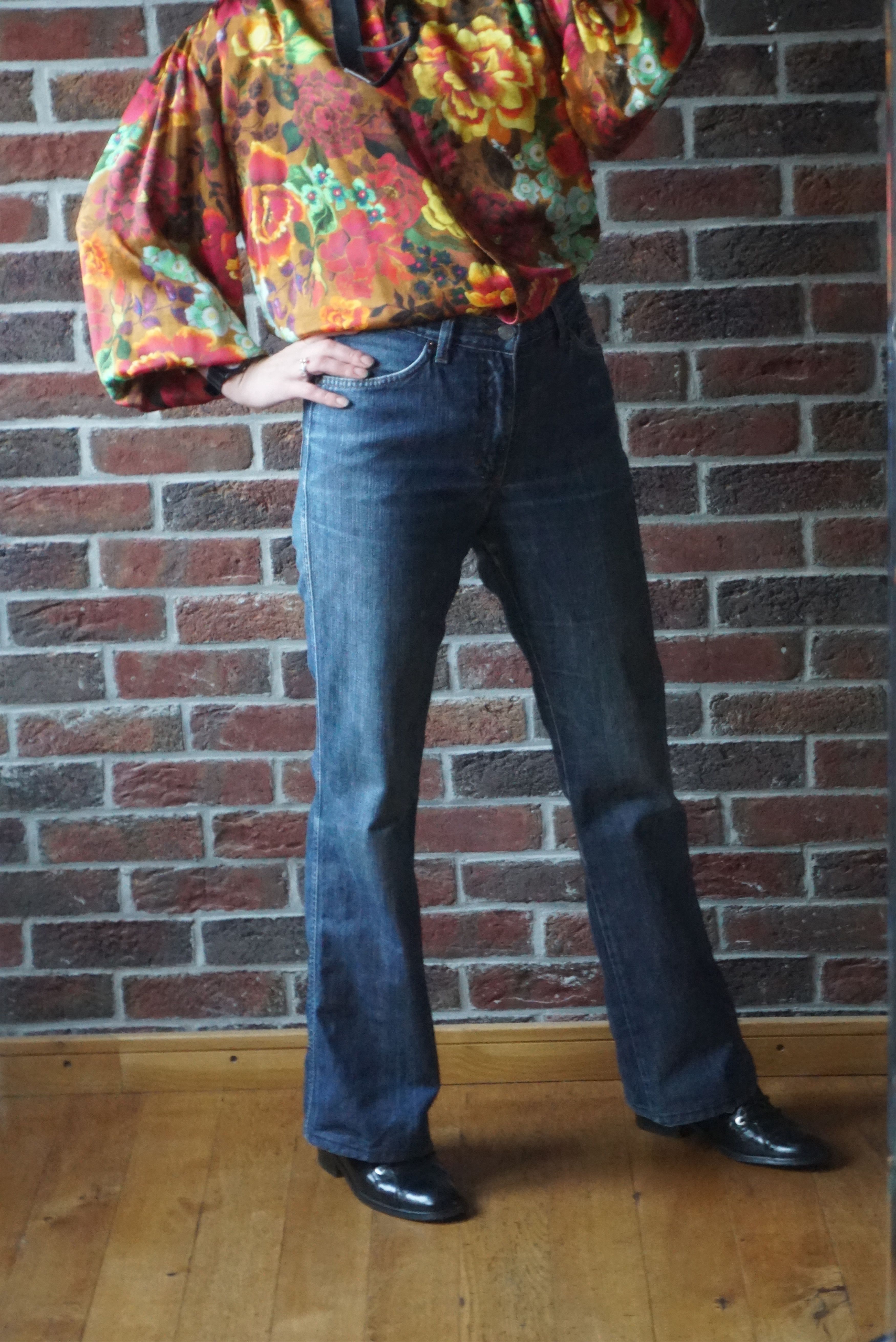 Designer Women vintage H.I.S. Henry I Siegel bootcut jeans Y2K 38 M 8 Size 30" / US 8 / IT 44 - 1 Thumbnail