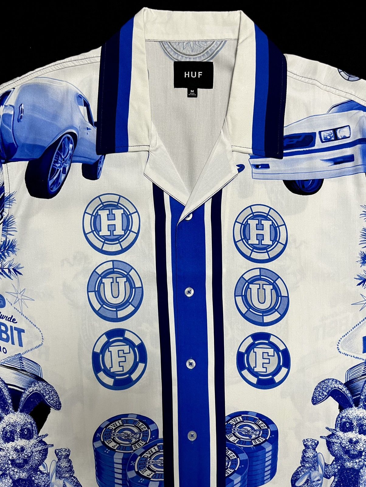Huf HUF X Freddie Gibbs Full House Resort Shirt Size M Size US M / EU 48-50 / 2 - 2 Thumbnail