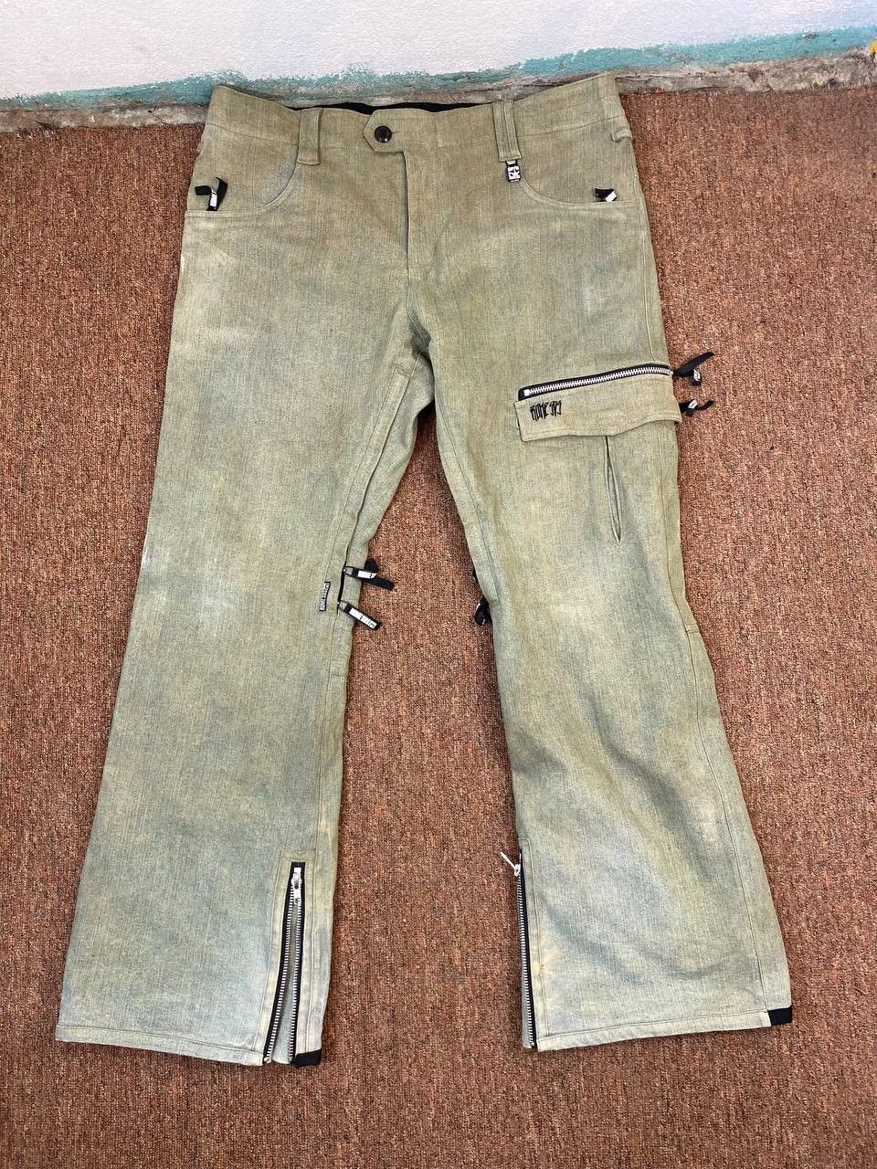 Japanese Brand rome sds ski pants denim outlayer, polyester lining Size US 40 / EU 56 - 1 Thumbnail
