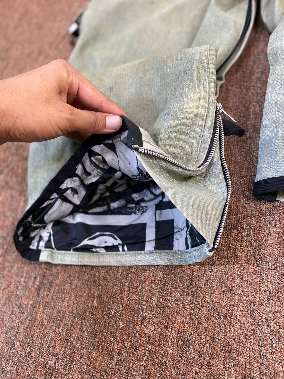 Japanese Brand rome sds ski pants denim outlayer, polyester lining Size US 40 / EU 56 - 7 Thumbnail