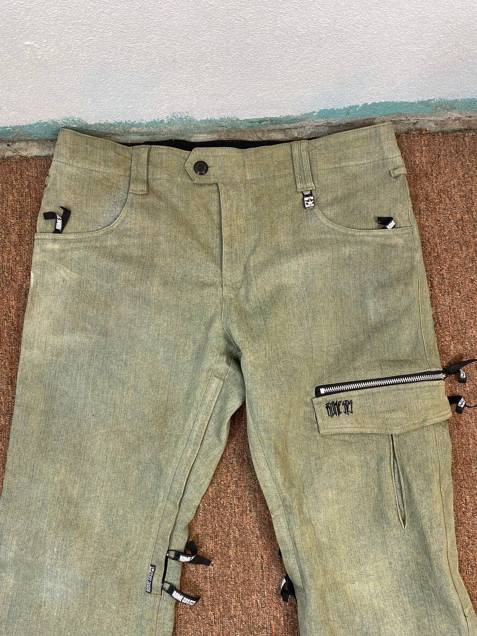 Japanese Brand rome sds ski pants denim outlayer, polyester lining Size US 40 / EU 56 - 9 Thumbnail