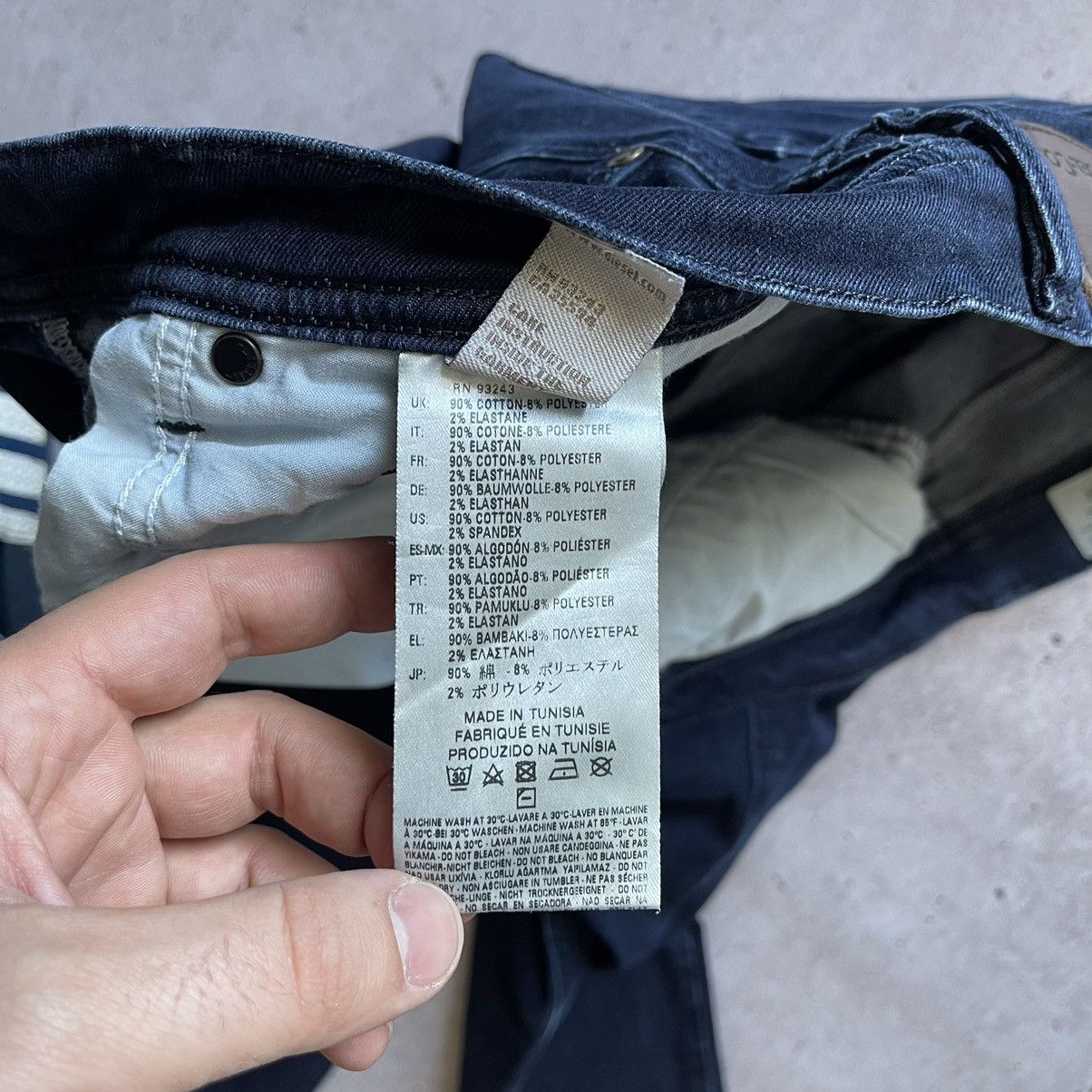 Diesel × Jean Diesel jean tepphar slim carrot Size US 31 - 8 Thumbnail