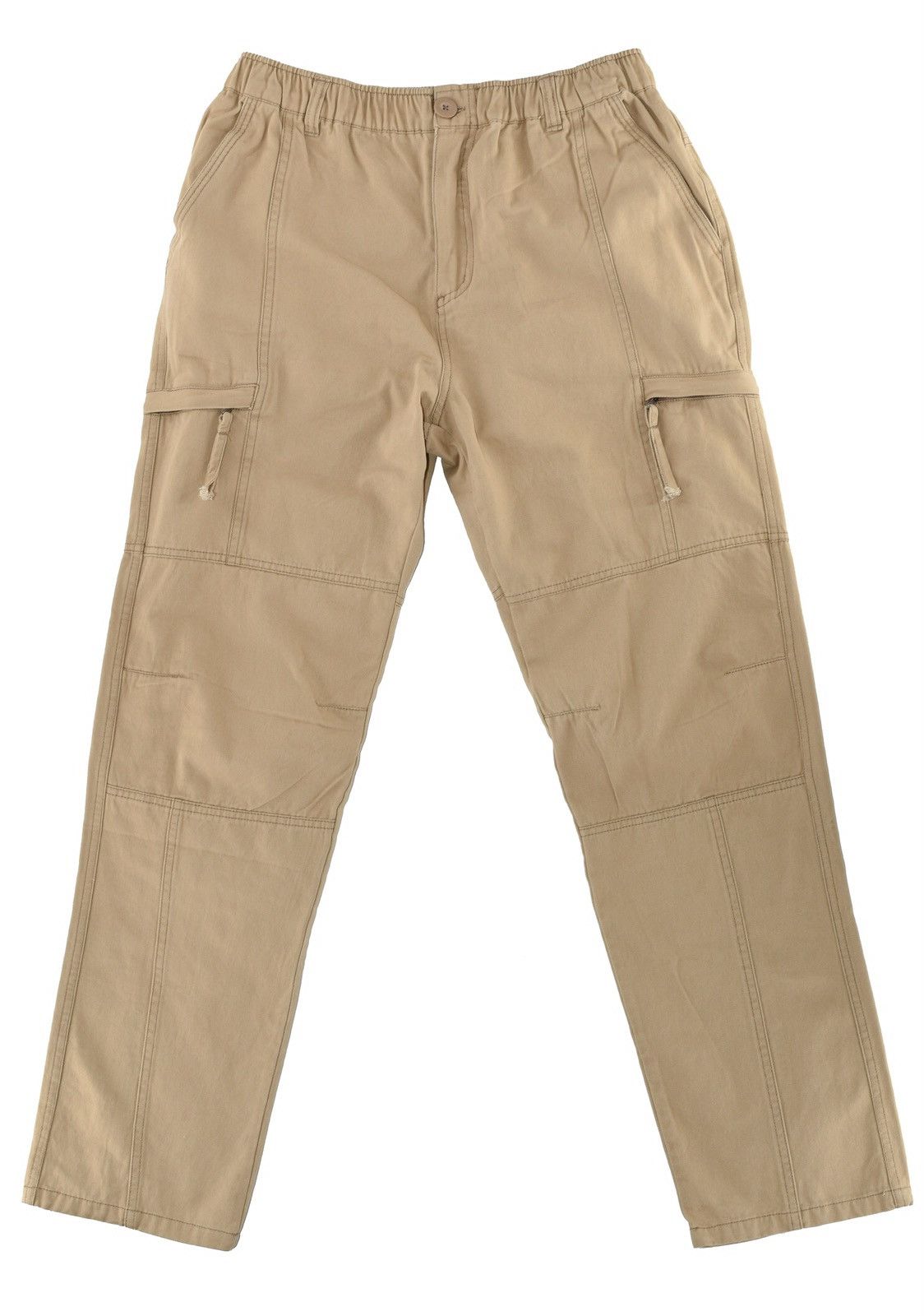 Japanese Brand Zip Cargo Pants Tan Size US 32 / EU 48 - 5 Thumbnail