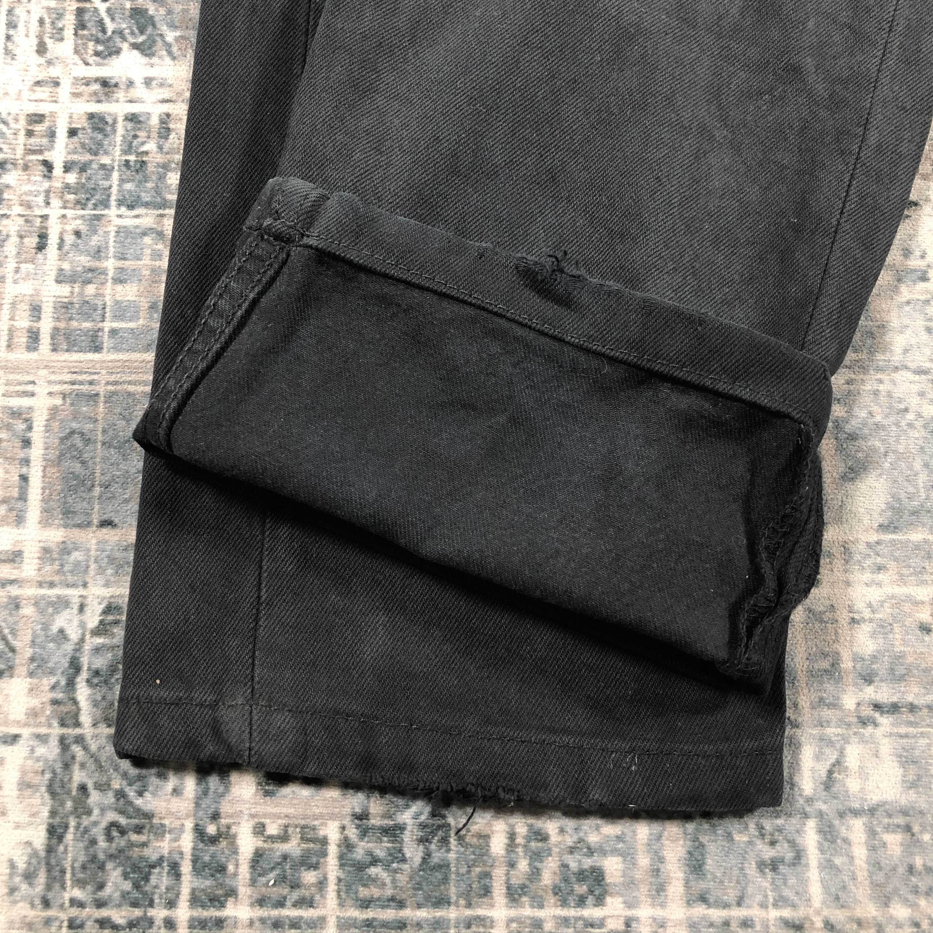 Levi's × Vintage Vintage Levis 501 Jeans Black Denim Size US 29 - 7 Thumbnail