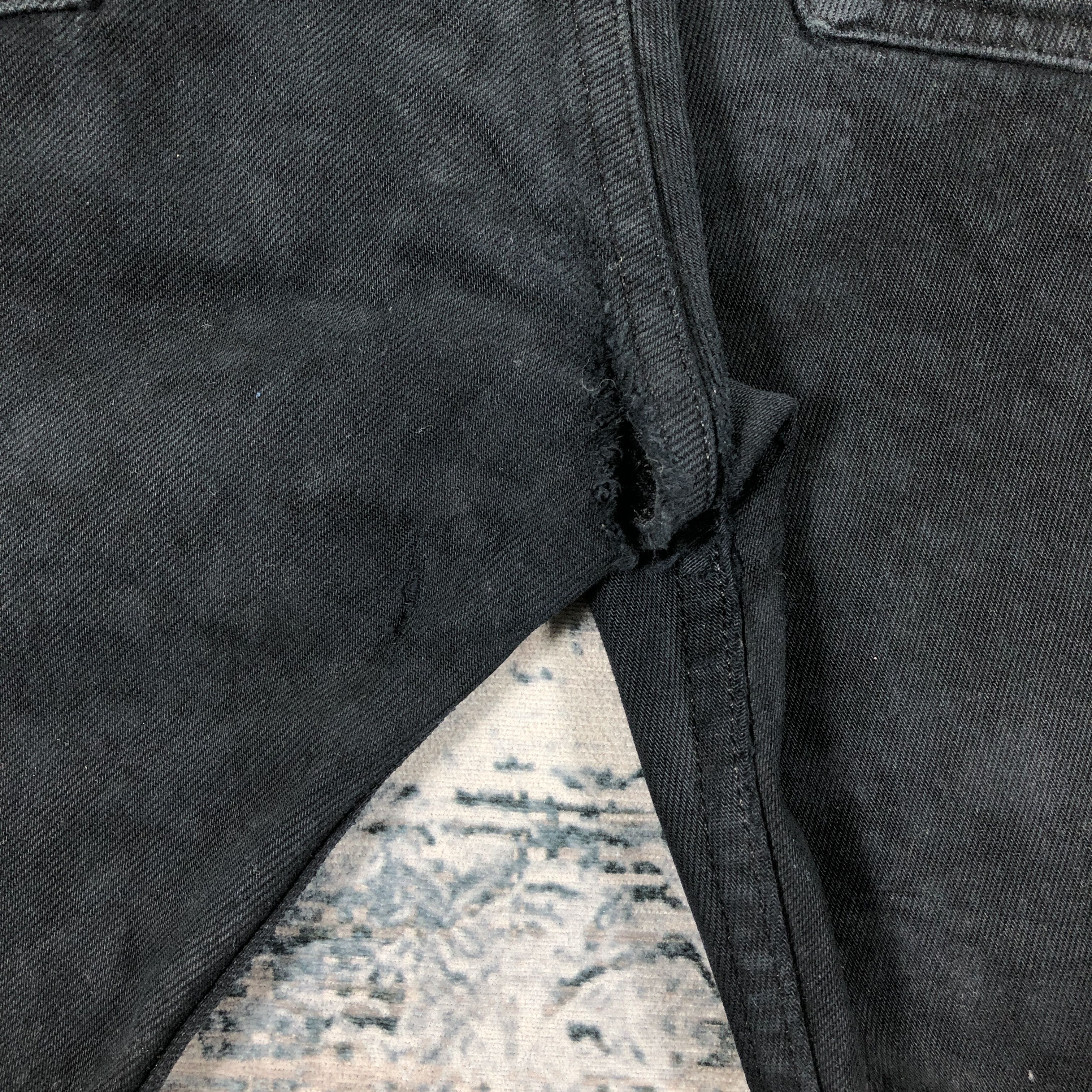 Levi's × Vintage Vintage Levis 501 Jeans Black Denim Size US 29 - 6 Thumbnail