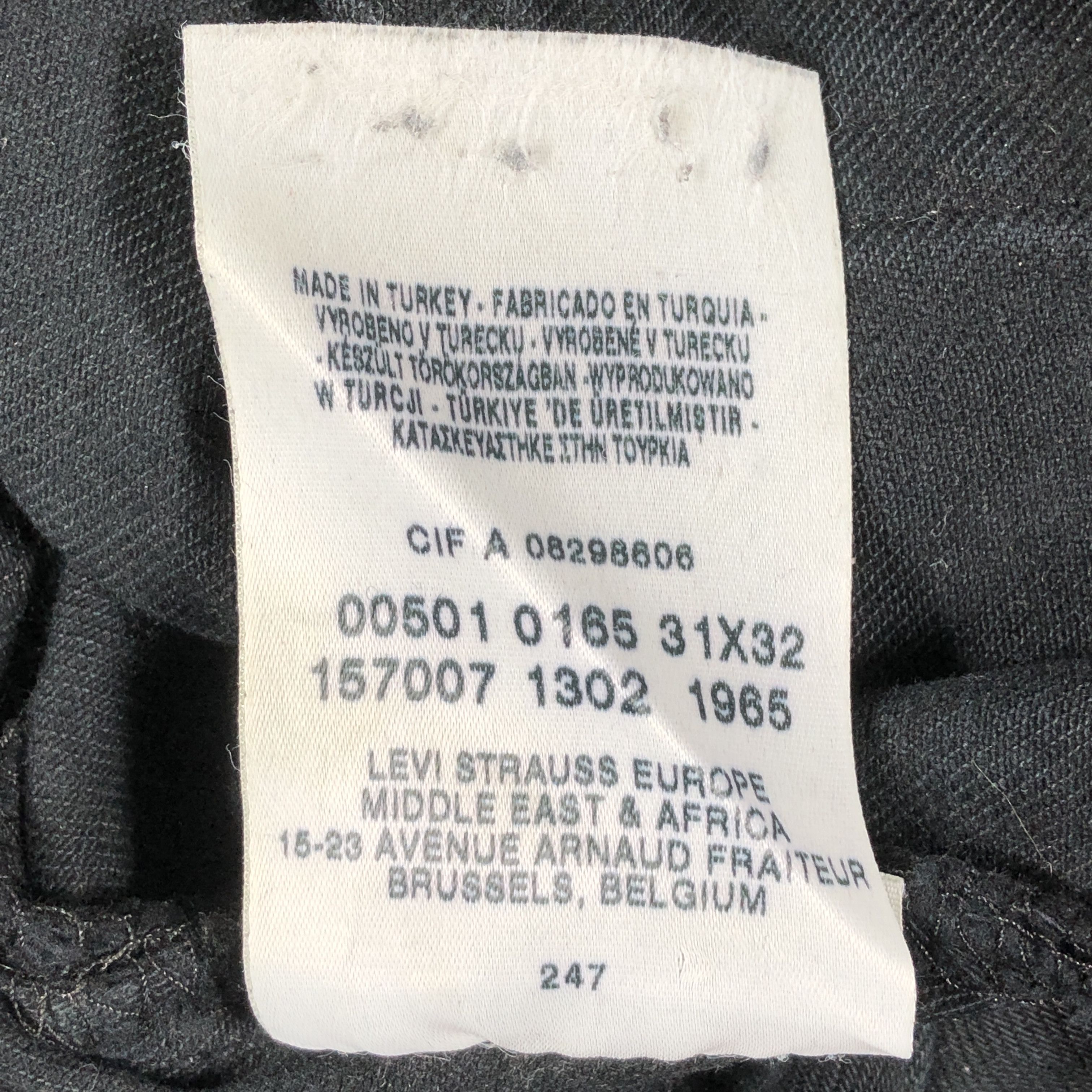 Levi's × Vintage Vintage Levis 501 Jeans Black Denim Size US 29 - 13 Thumbnail