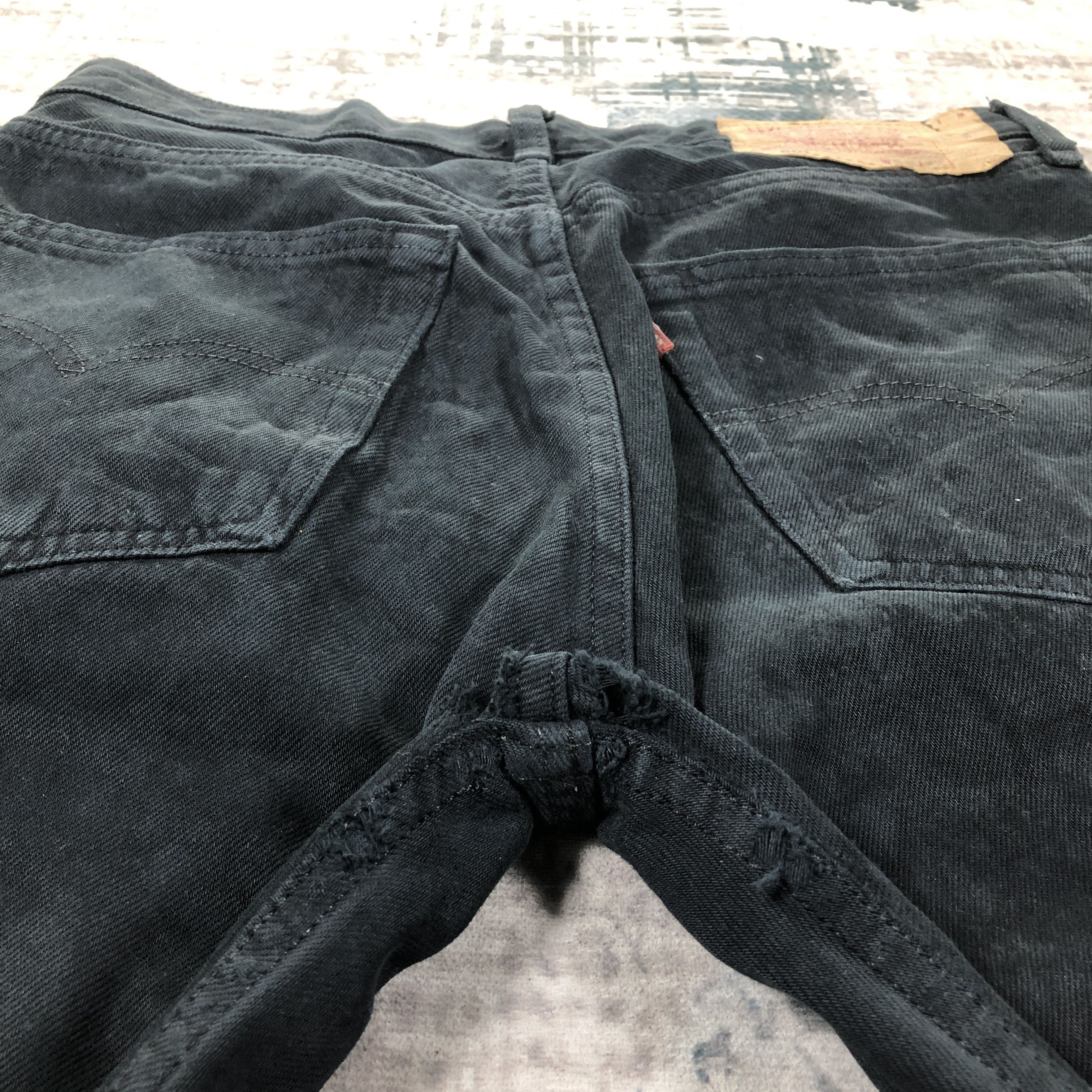 Levi's × Vintage Vintage Levis 501 Jeans Black Denim Size US 29 - 9 Thumbnail