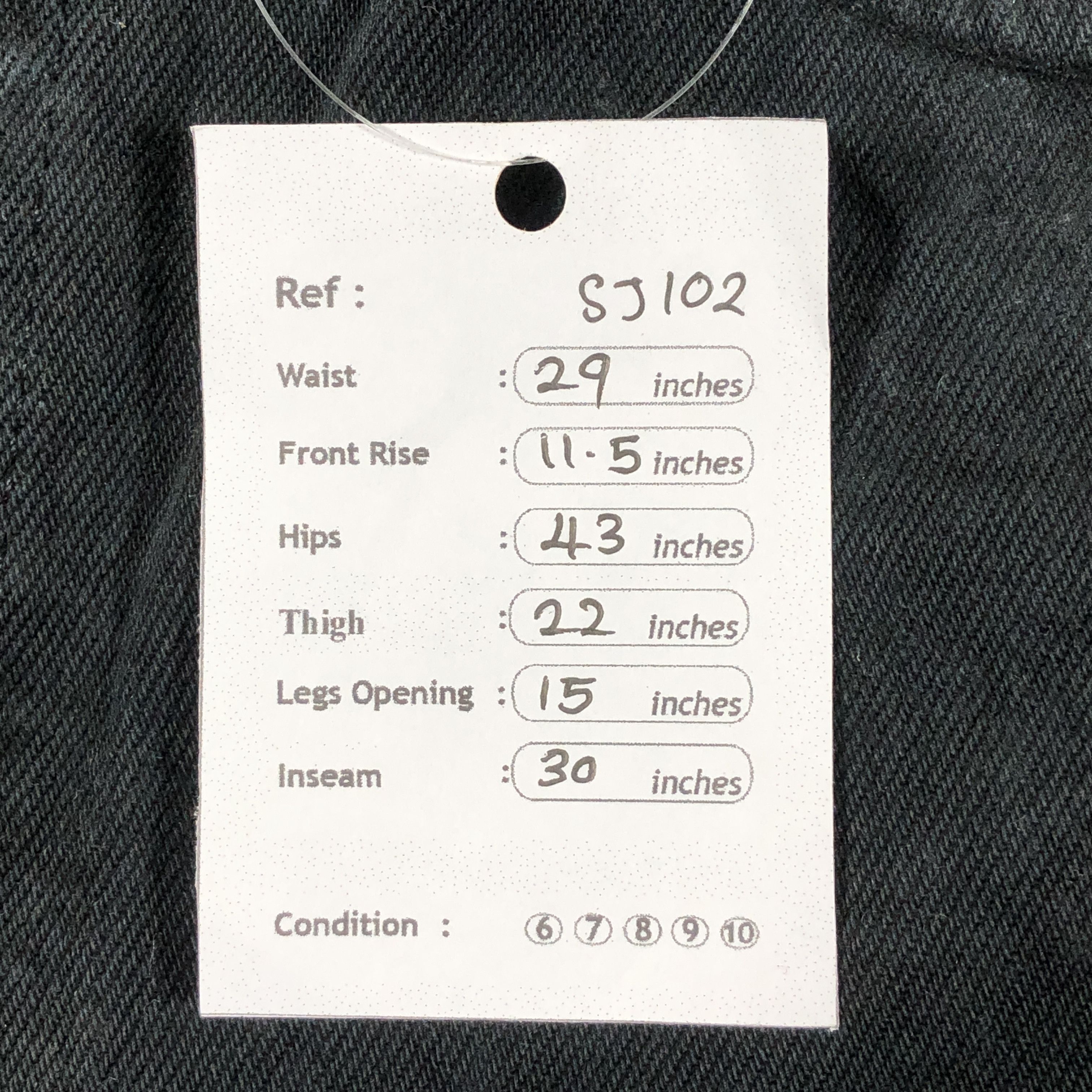 Levi's × Vintage Vintage Levis 501 Jeans Black Denim Size US 29 - 14 Thumbnail