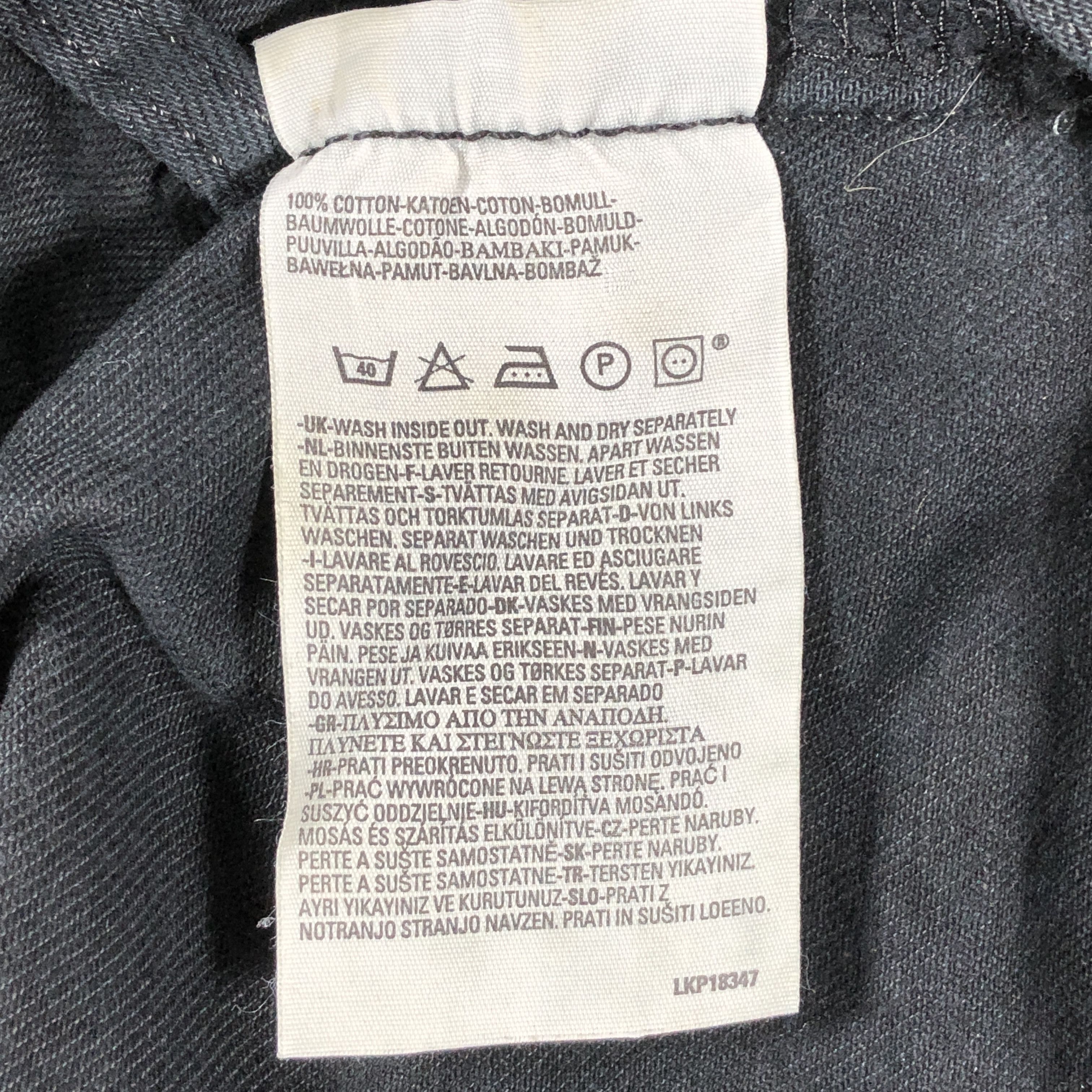 Levi's × Vintage Vintage Levis 501 Jeans Black Denim Size US 29 - 12 Thumbnail