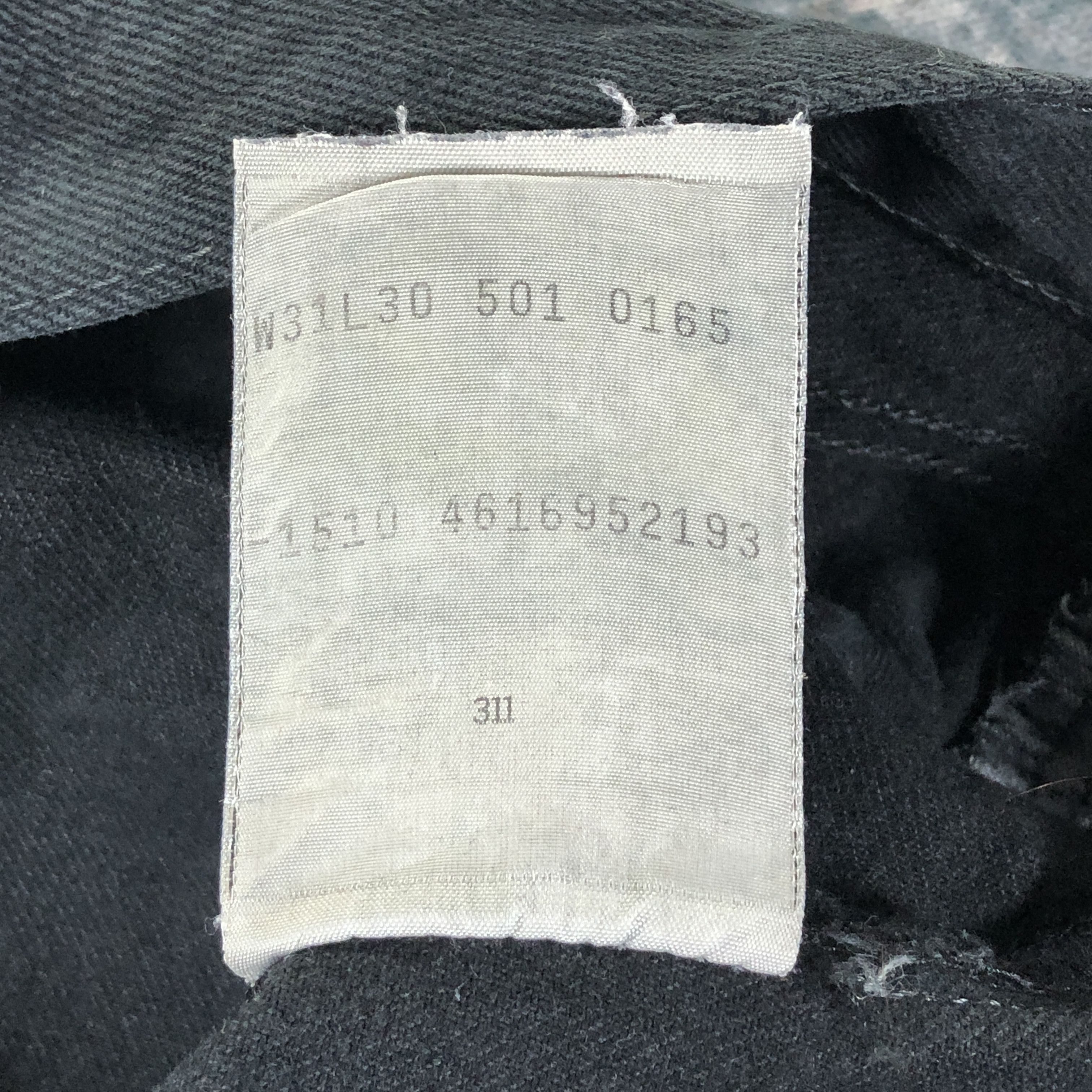 Levi's × Vintage Vintage Levis 501 Jeans Black Denim Size US 31 - 11 Thumbnail