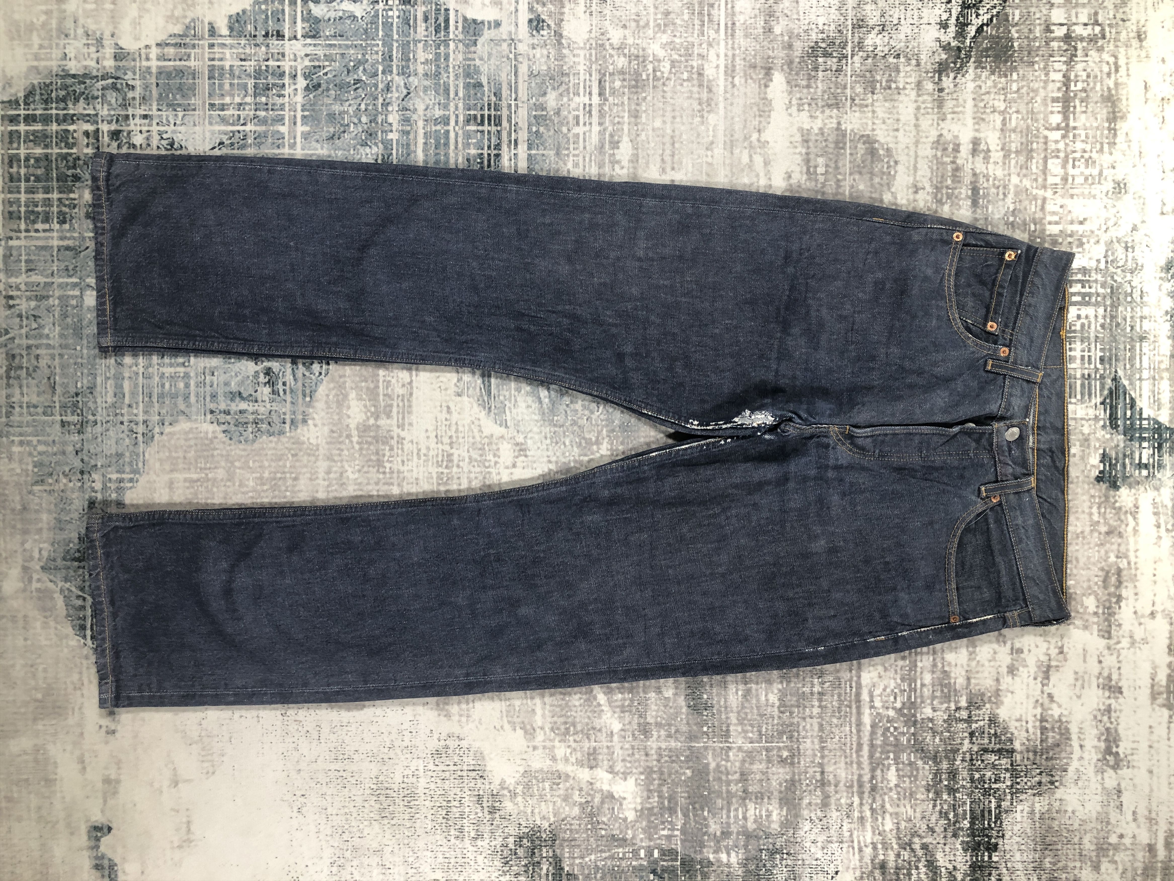 Levi's × Vintage Vintage Levis 501 Jeans Dark Wash Denim Size US 30 / EU 46 - 1 Thumbnail