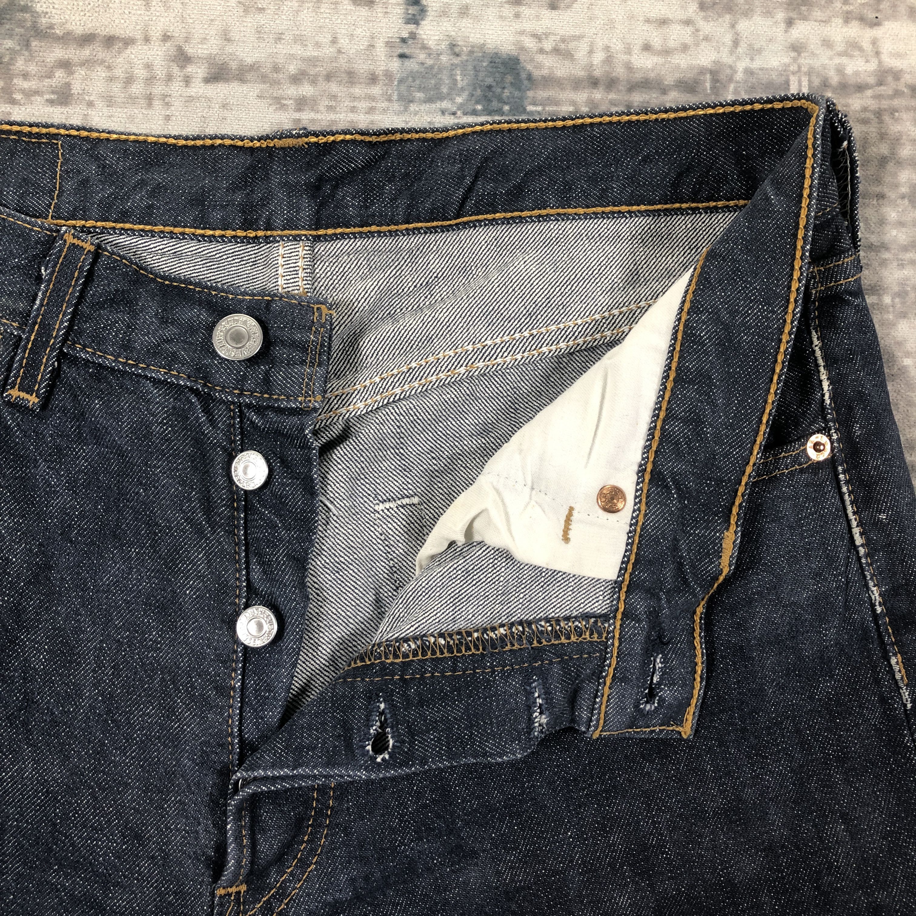 Levi's × Vintage Vintage Levis 501 Jeans Dark Wash Denim Size US 30 / EU 46 - 5 Thumbnail